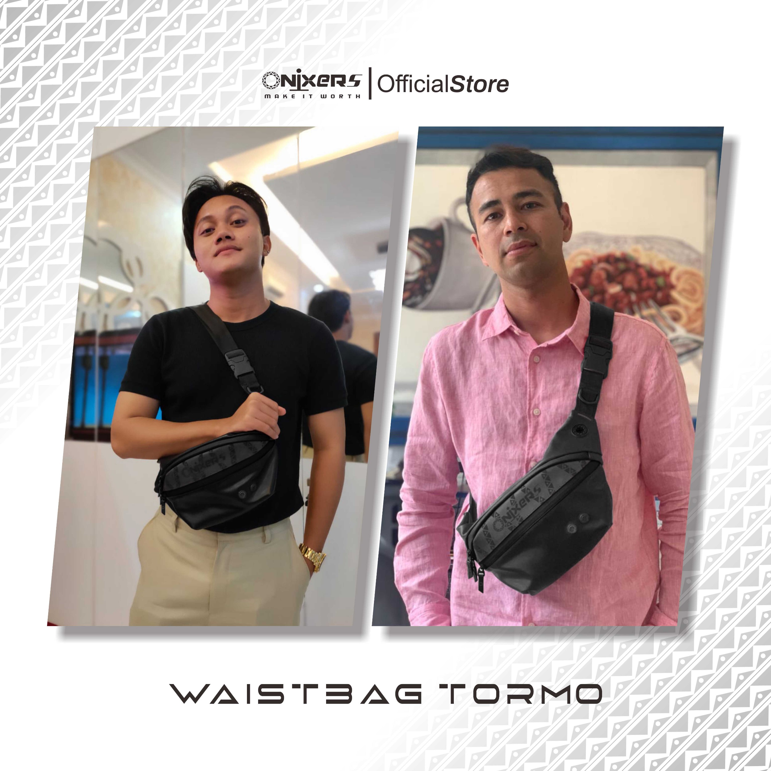 Onixers TORMO Waistbag Tas Selempang Waterproof