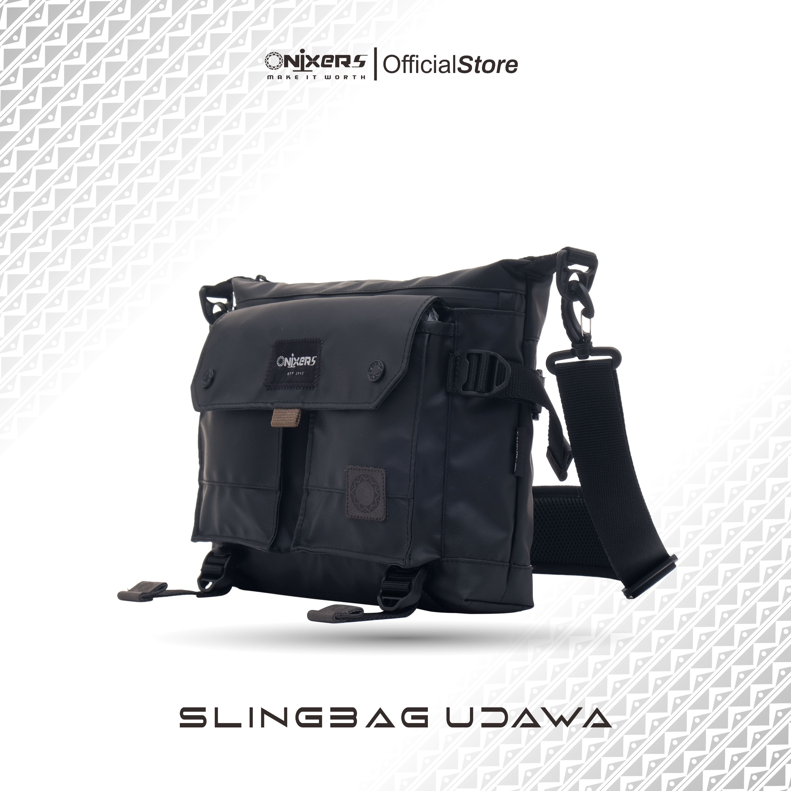 Onixers UDAWA Slingbag Tas Selempang Pria Waterproof