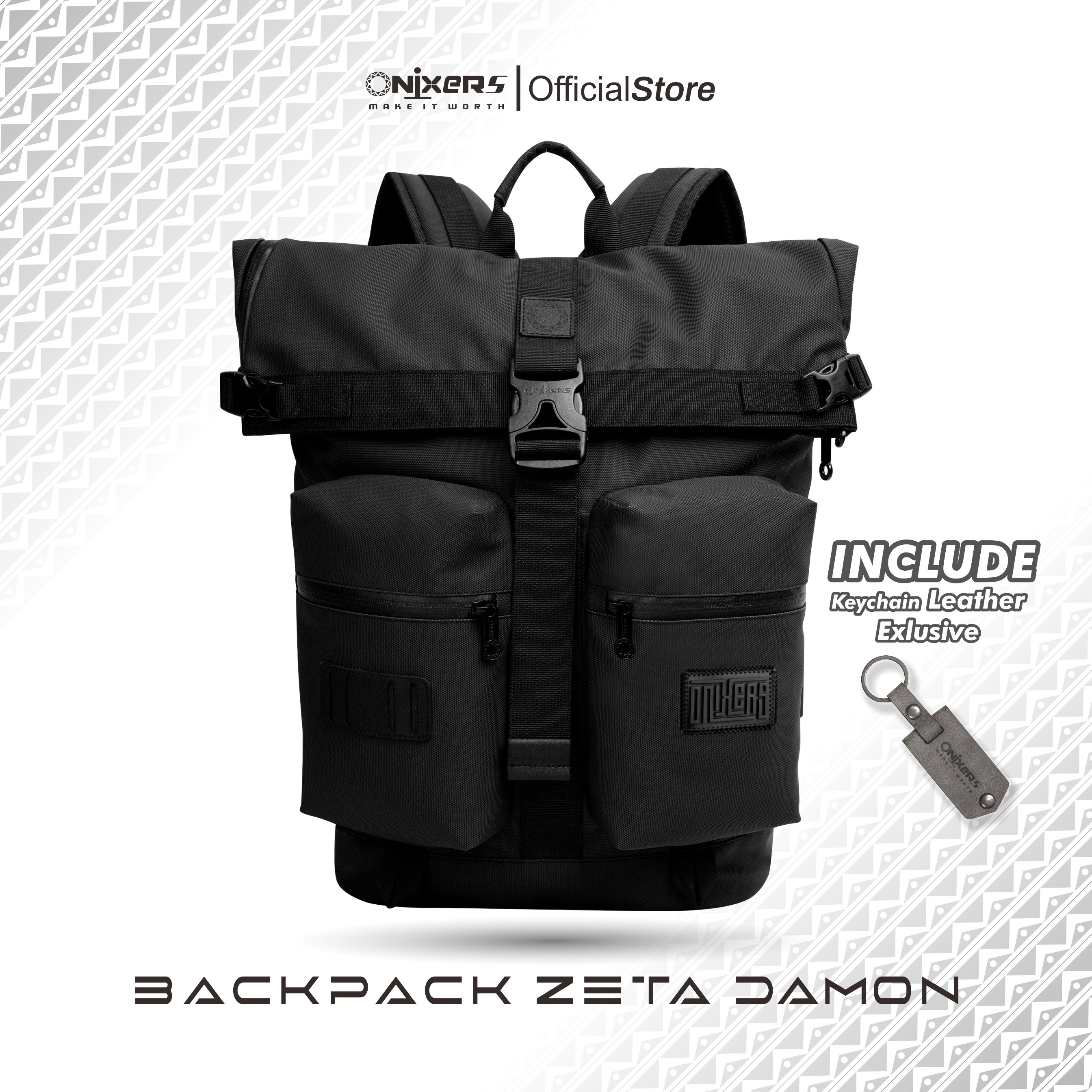 Onixers ZETA Tas Backpack Pria Waterproof