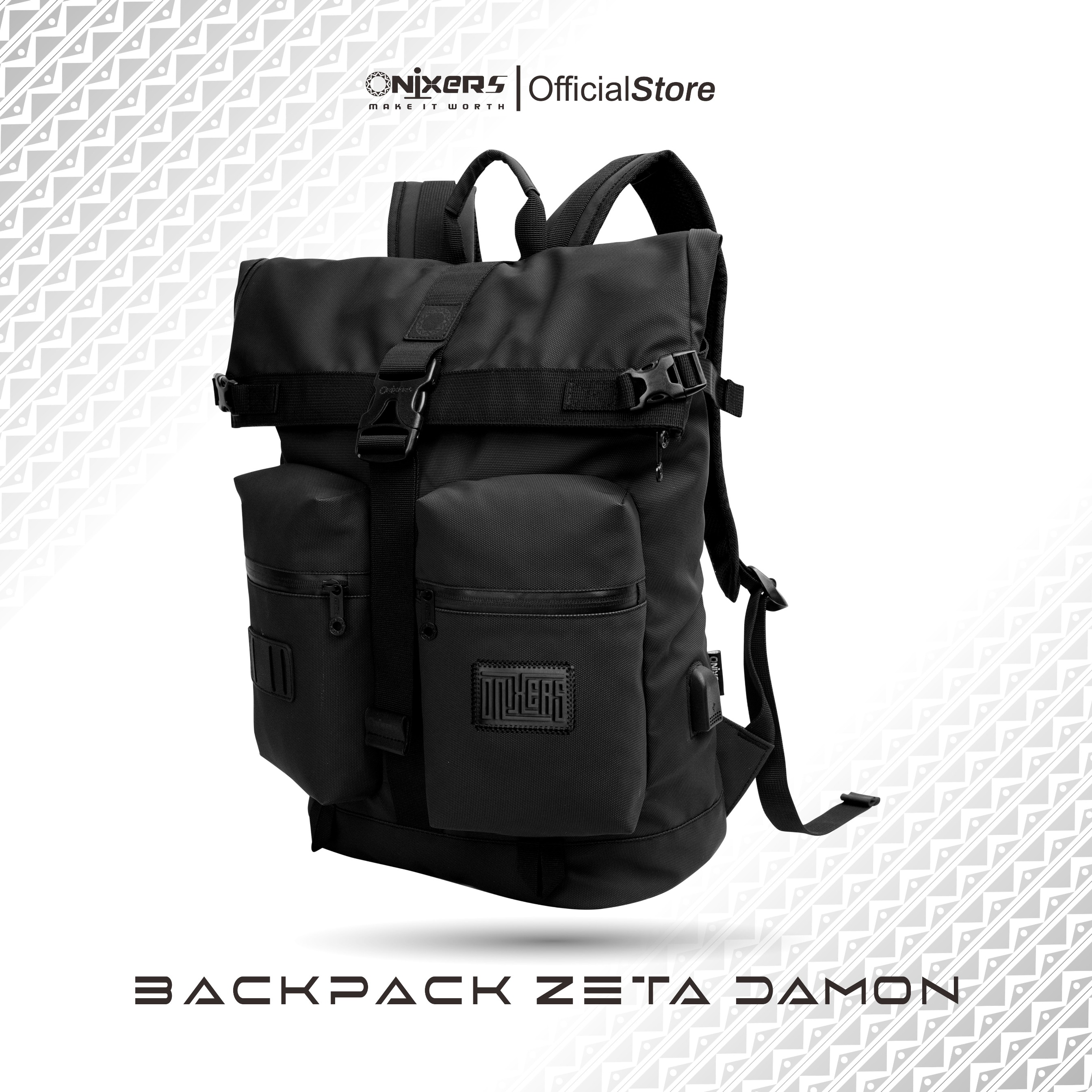 Onixers ZETA Tas Backpack Pria Waterproof