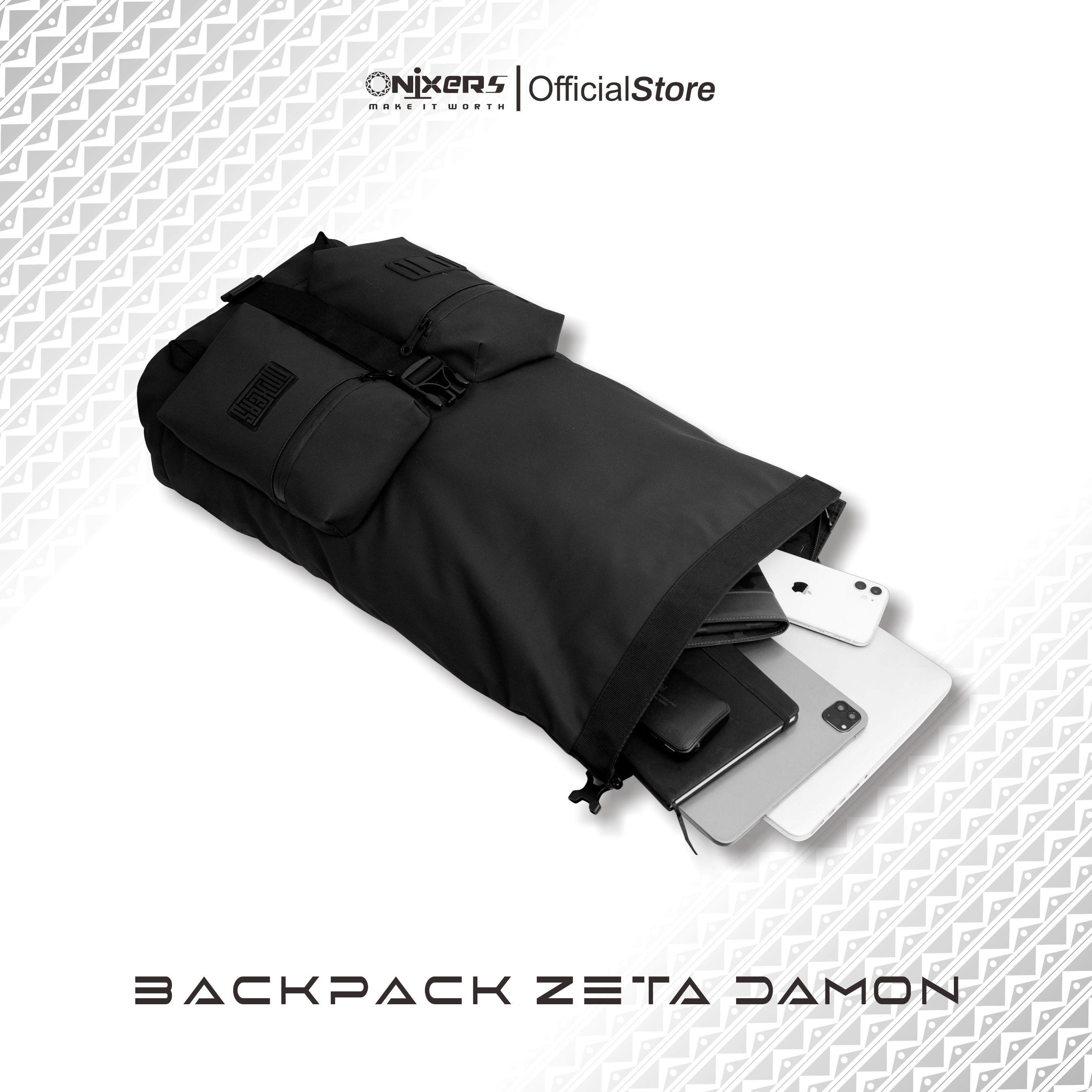Onixers ZETA Tas Backpack Pria Waterproof