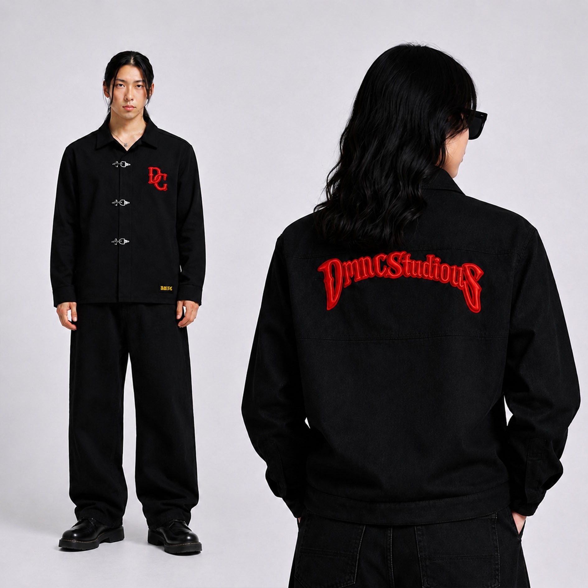 DMNC FERMOIR Fireman Clasp Tycoon Tweed Shirt Unisex