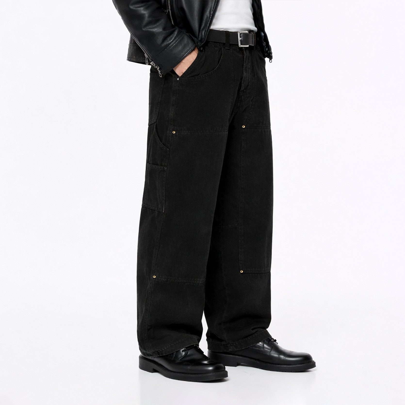 DMNC Labor Baggy Canvas Unisex - Celana Heavy Carpenter Pants Workwear