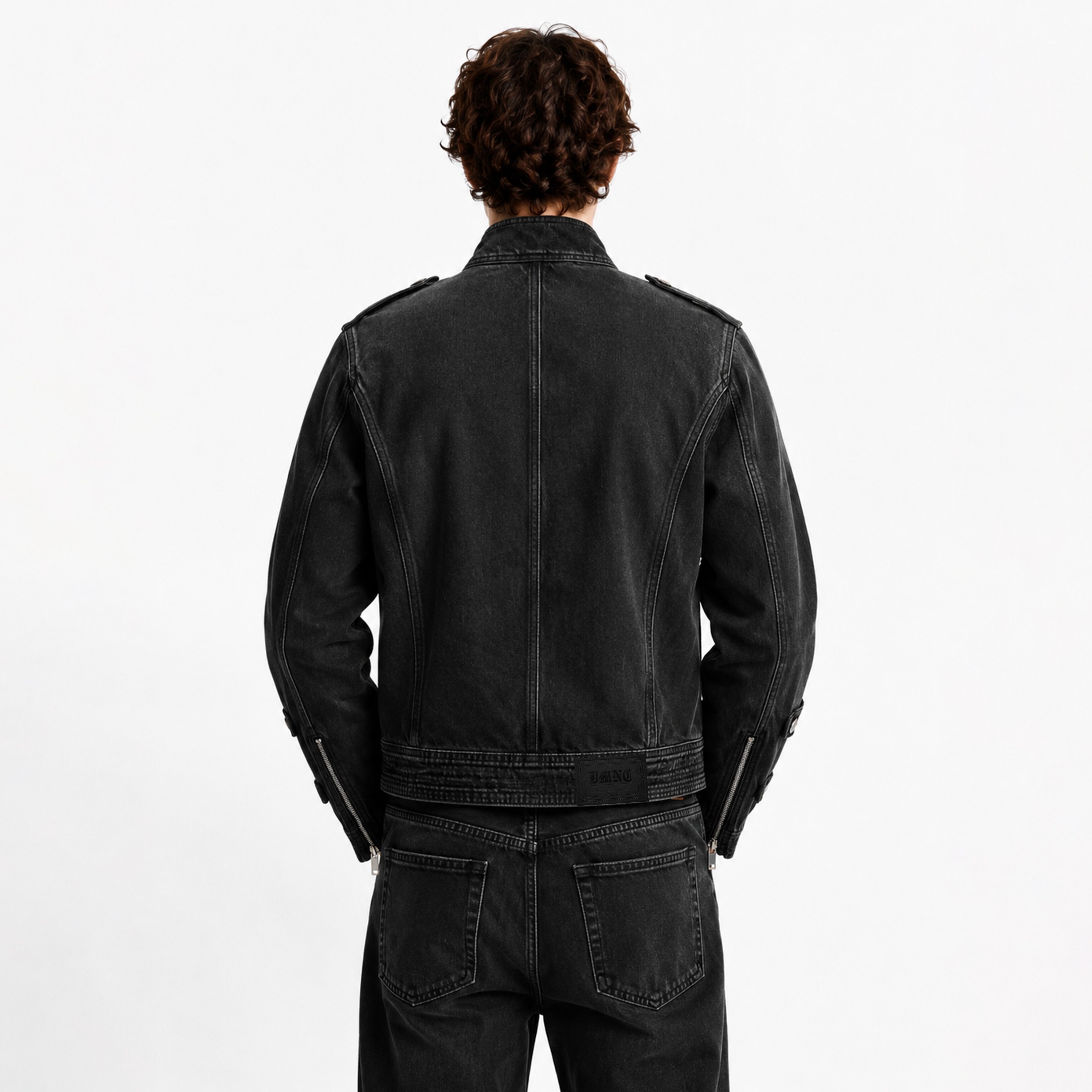 DMNC Versailles Napoleonic Military Denim Jacket Unisex