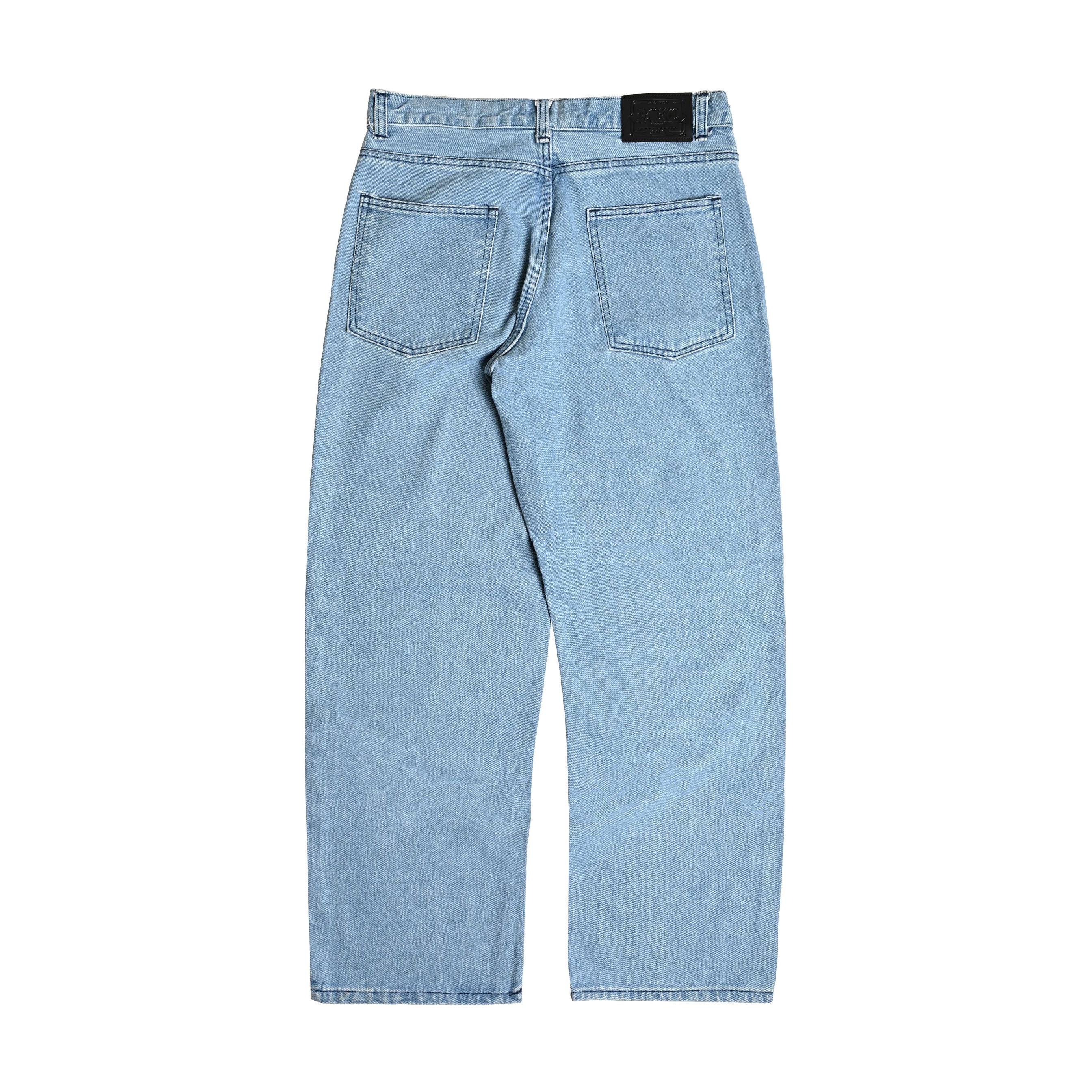 DMNC Celana Jeans Pria Lurus Potongan Lebar - Baggy Jeans Denim Forge