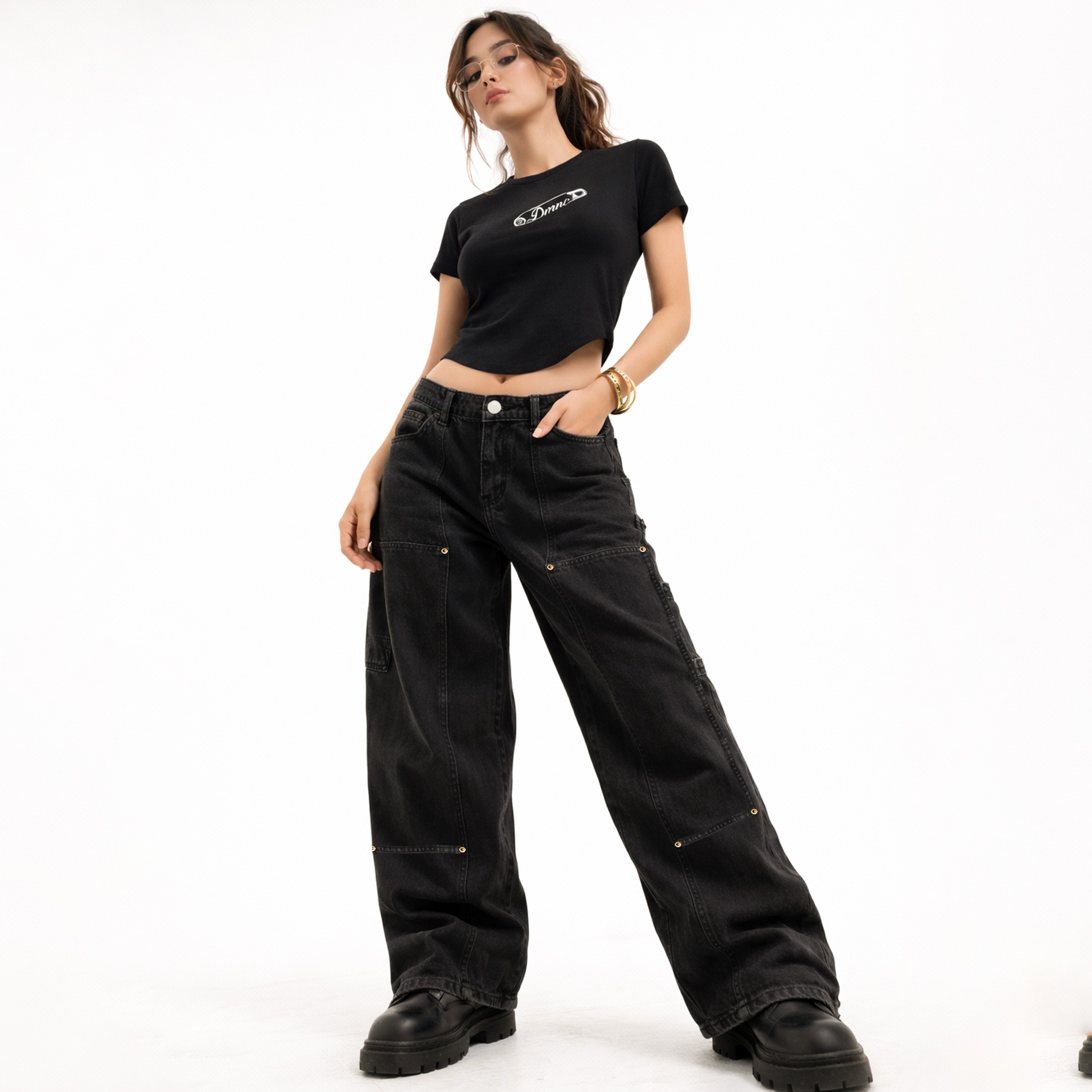 DMNC Labor Baggy Canvas Unisex - Celana Heavy Carpenter Pants Workwear