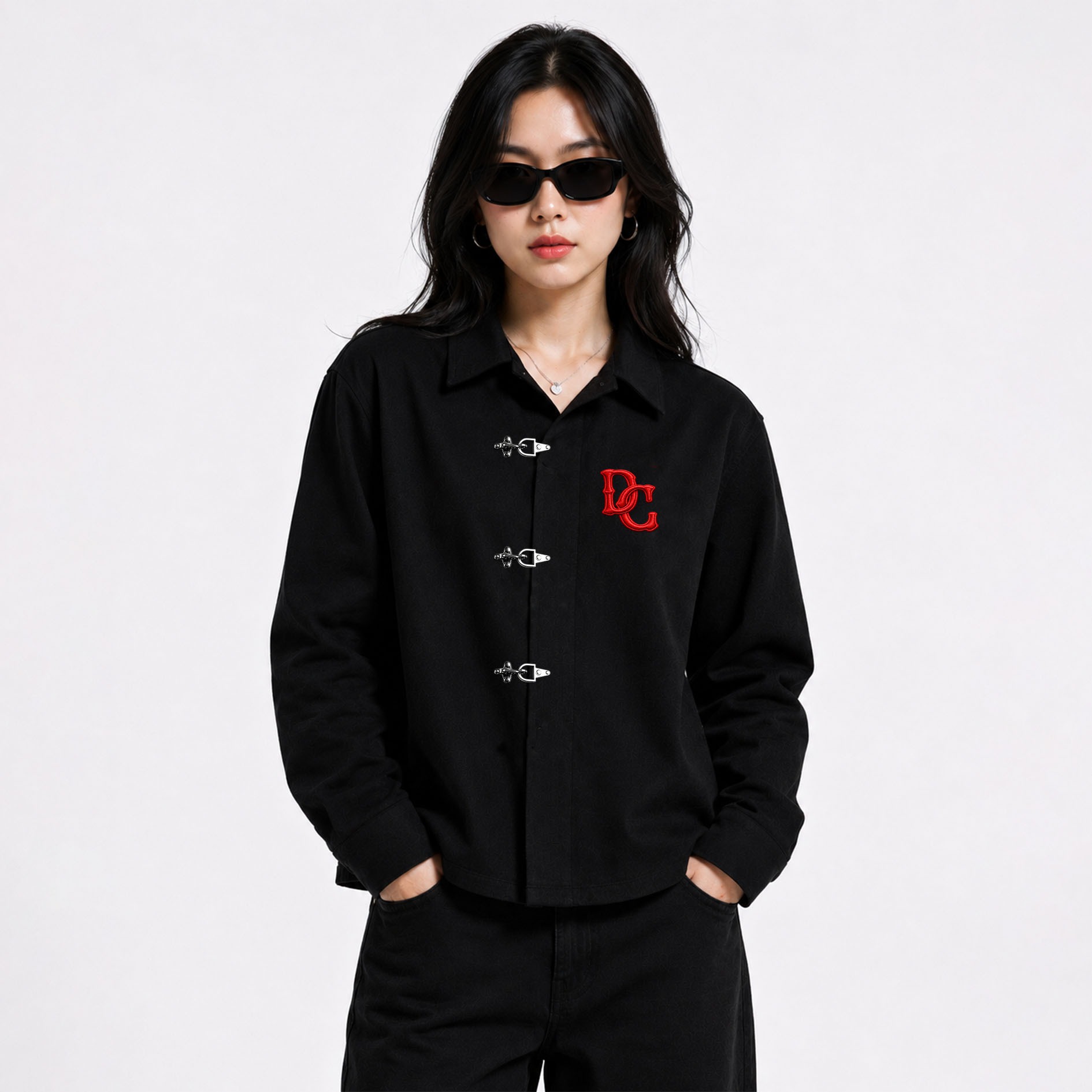 DMNC FERMOIR Fireman Clasp Tycoon Tweed Shirt Unisex