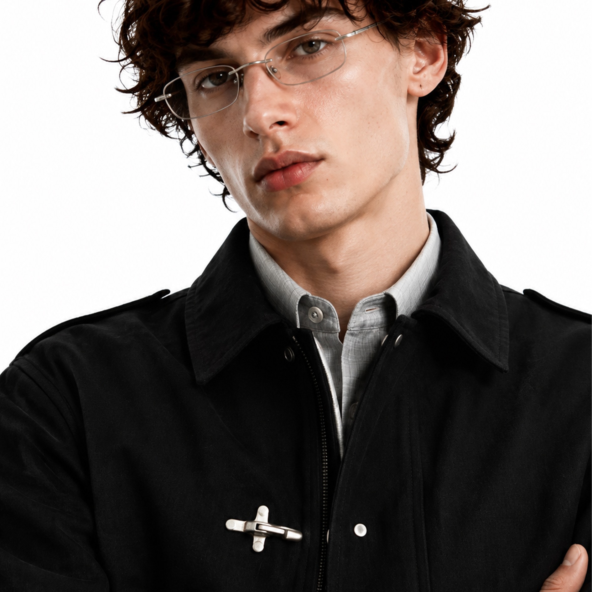 DMNC ANCHOR Work Jacket Fireman Clasp Unisex