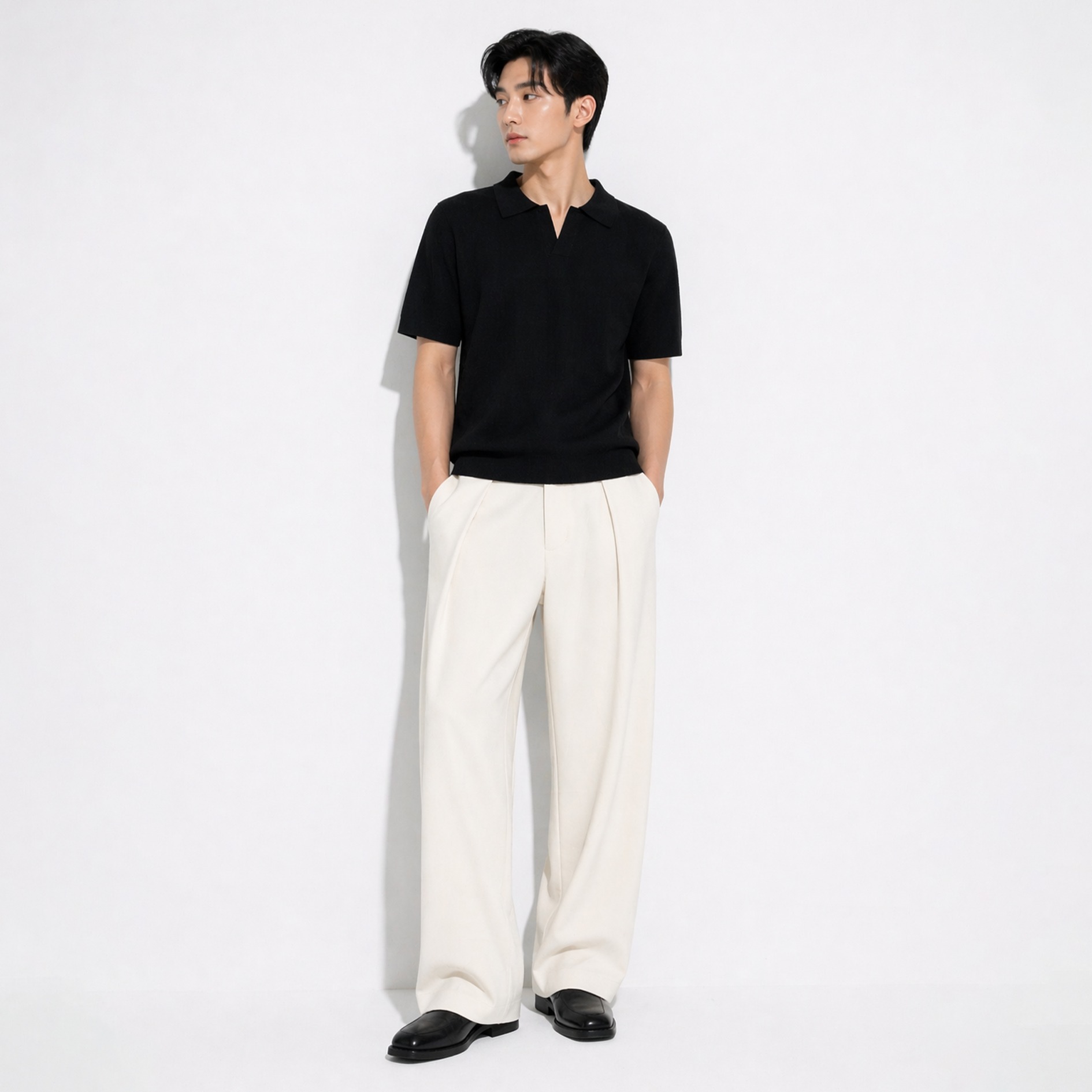 DMNC Noble Pleated Balloon Pants Heavy Viscose 270 GSM Unisex