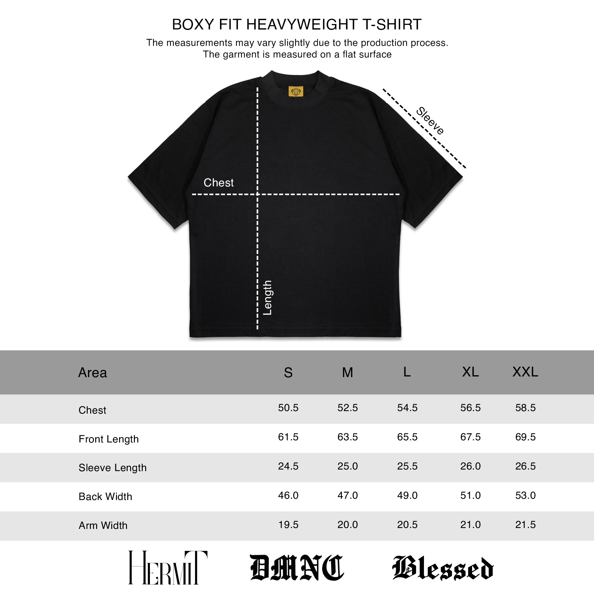 DMNC Grocery Delivery T-Shirt Kaos Heavyweight White 16s 255 GSM