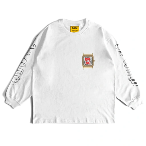 Image of DMNC Back on Business Oversized 16s Long Sleeve T-Shirt – kaos lengan panjang vintage unisex