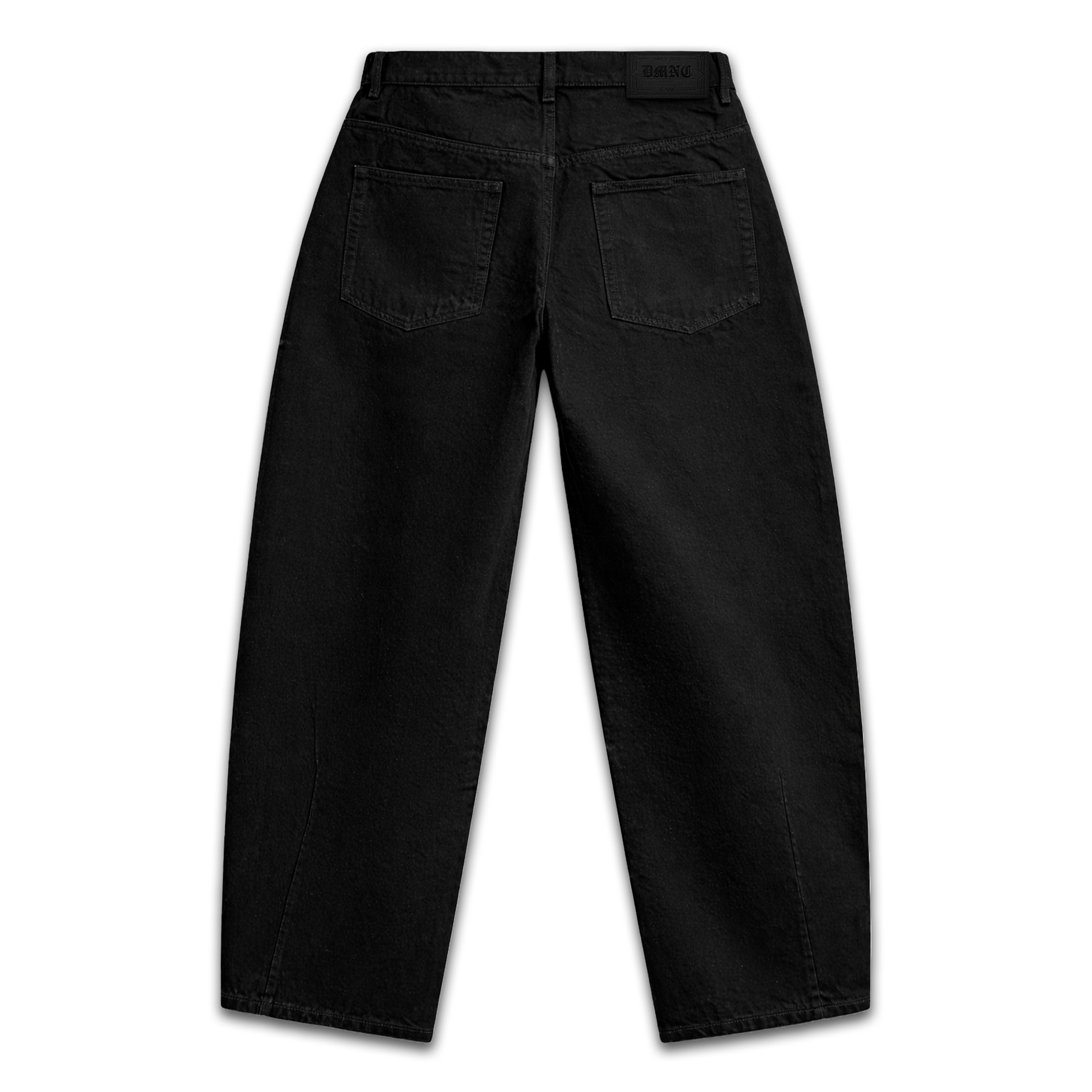 DMNC Black Vault Balloon Jeans Unisex Heavy Denim