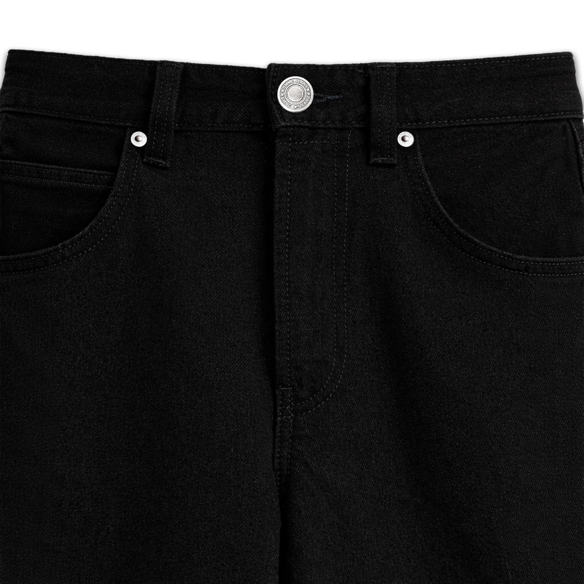 DMNC Black Vault Balloon Jeans Unisex Heavy Denim