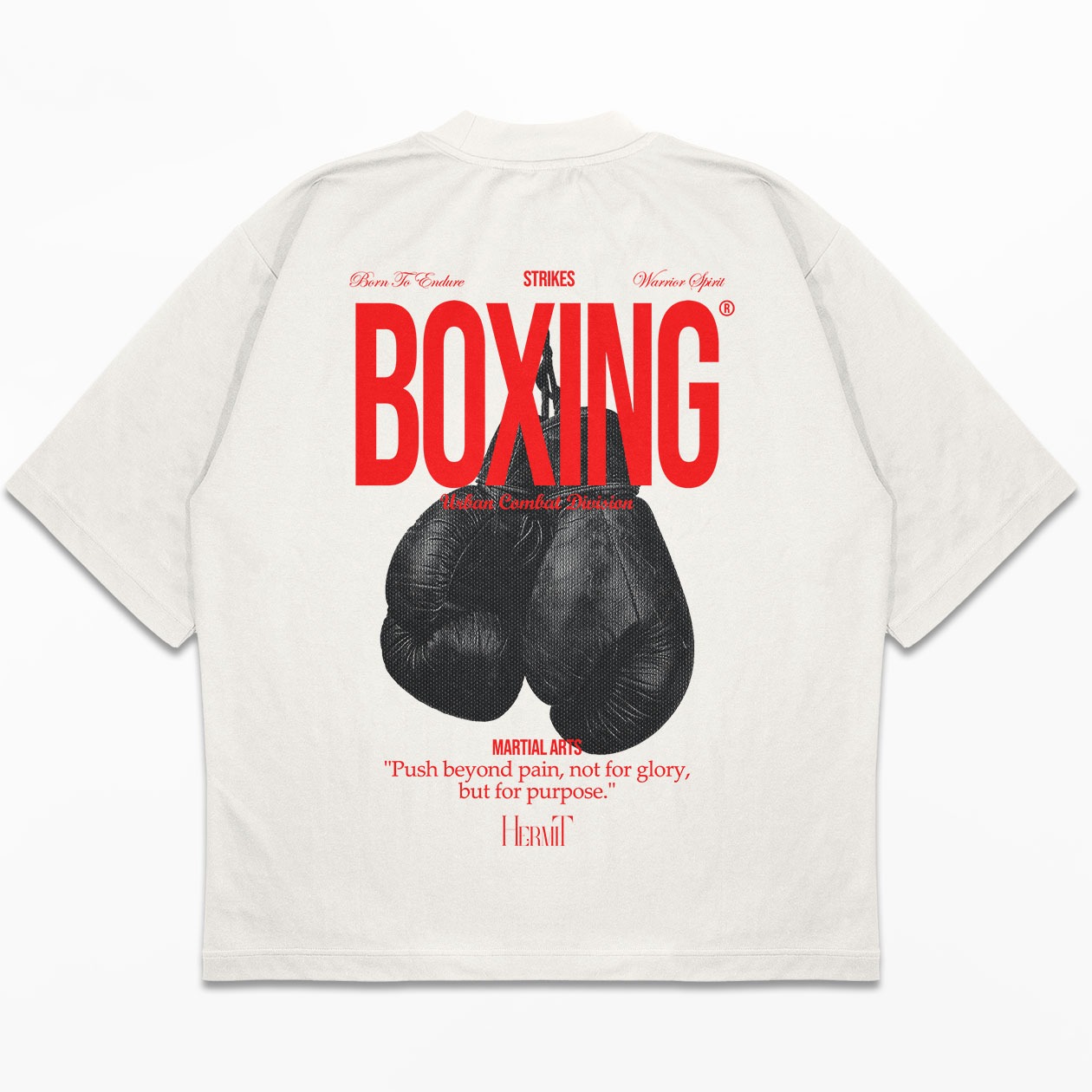 DMNC Heavyweight T-Shirt Kaos Oversize Boxing 16s 255 GSM