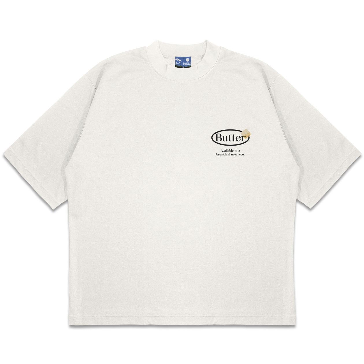 DMNC Heavyweight Oversize Boxy T-Shirt – Butter 16s 255 GSM