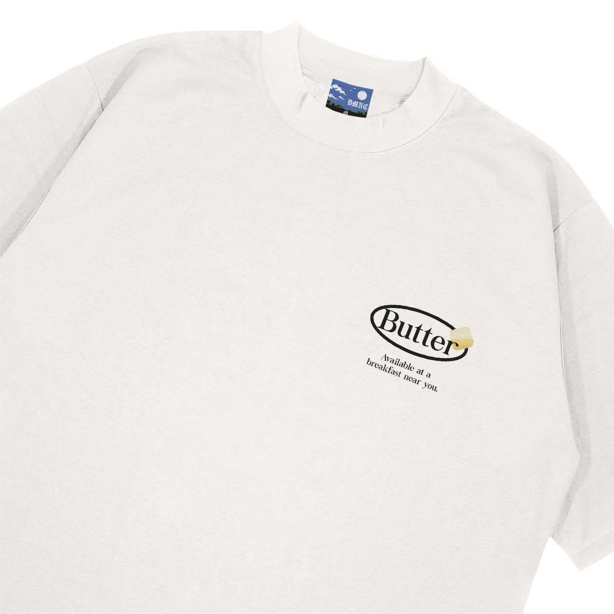 DMNC Heavyweight Oversize Boxy T-Shirt – Butter 16s 255 GSM
