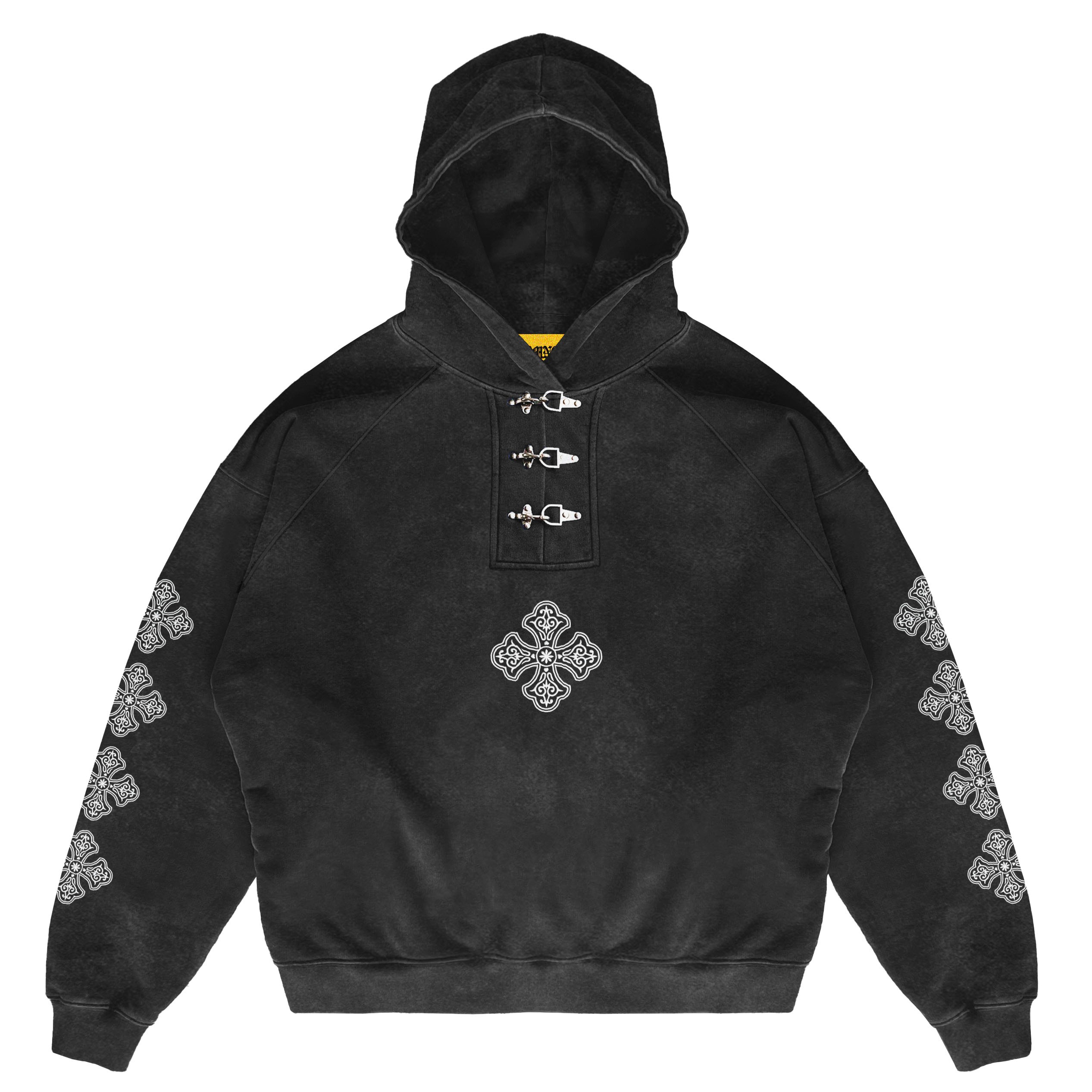 DMNC ARCHIVE Hoodie Fireman Clasp Heavyweight Titan Cotton Oversize 355 GSM