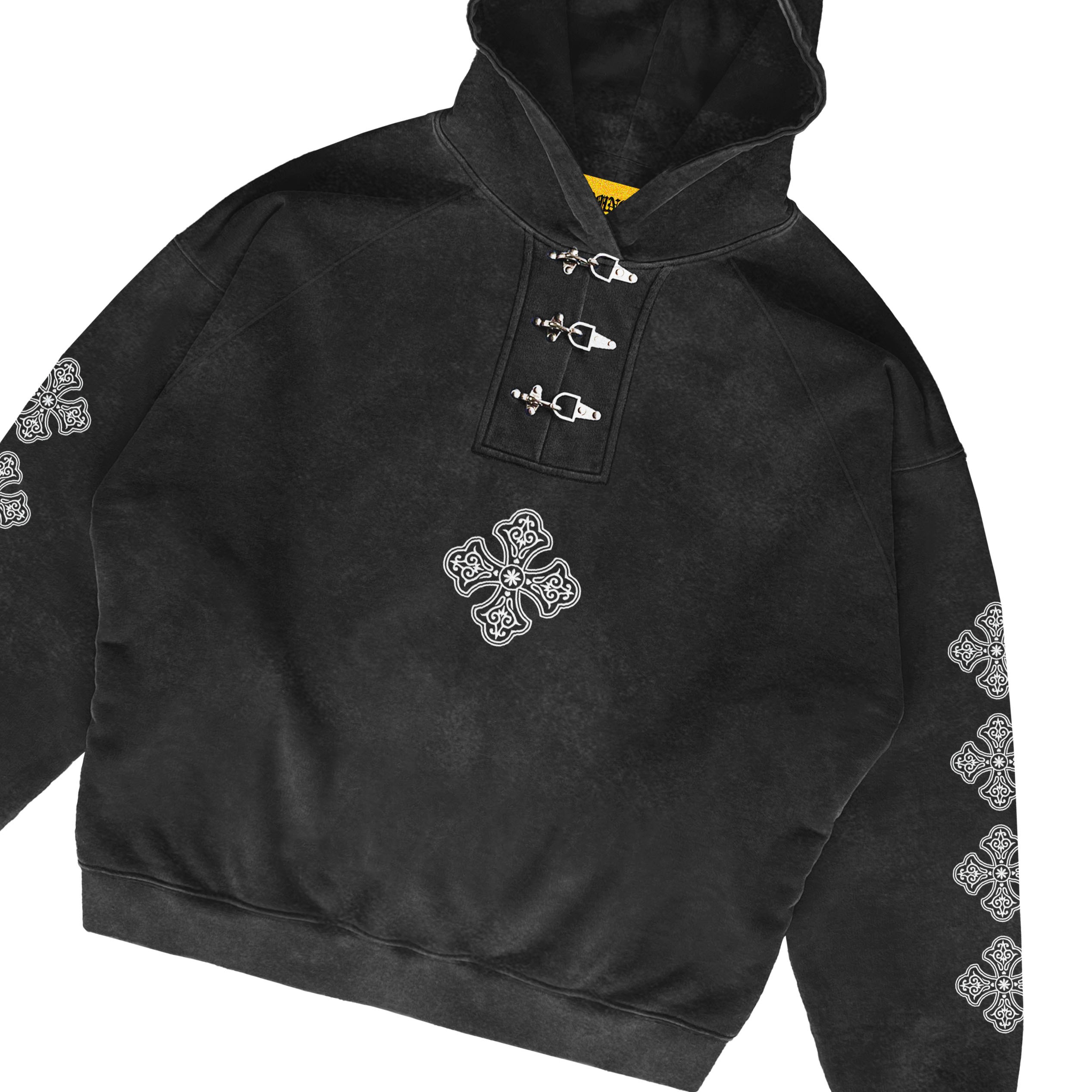 DMNC ARCHIVE Hoodie Fireman Clasp Heavyweight Titan Cotton Oversize 355 GSM