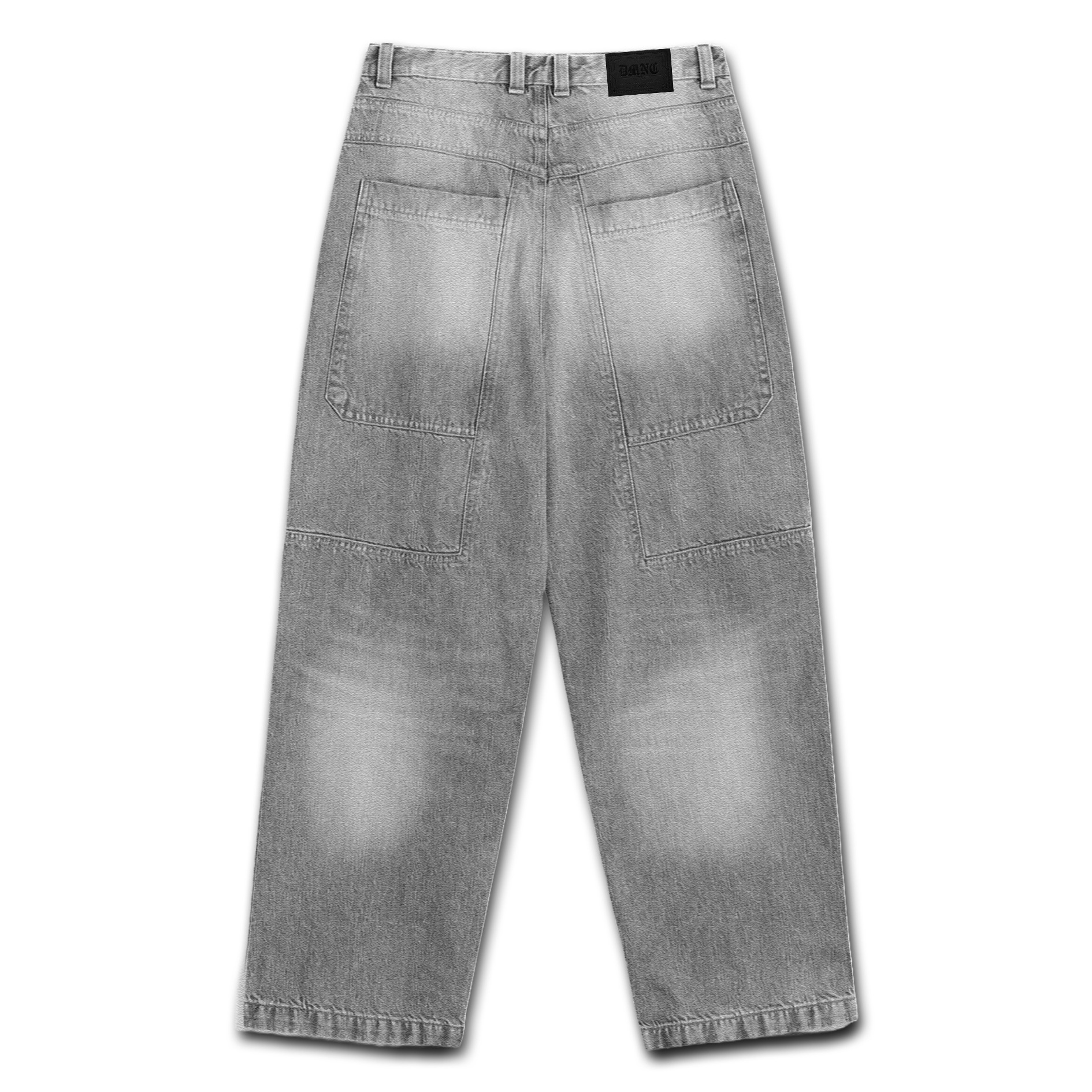 DMNC DRIFT Jeans Super Baggy Fit Unisex – Grey Washed