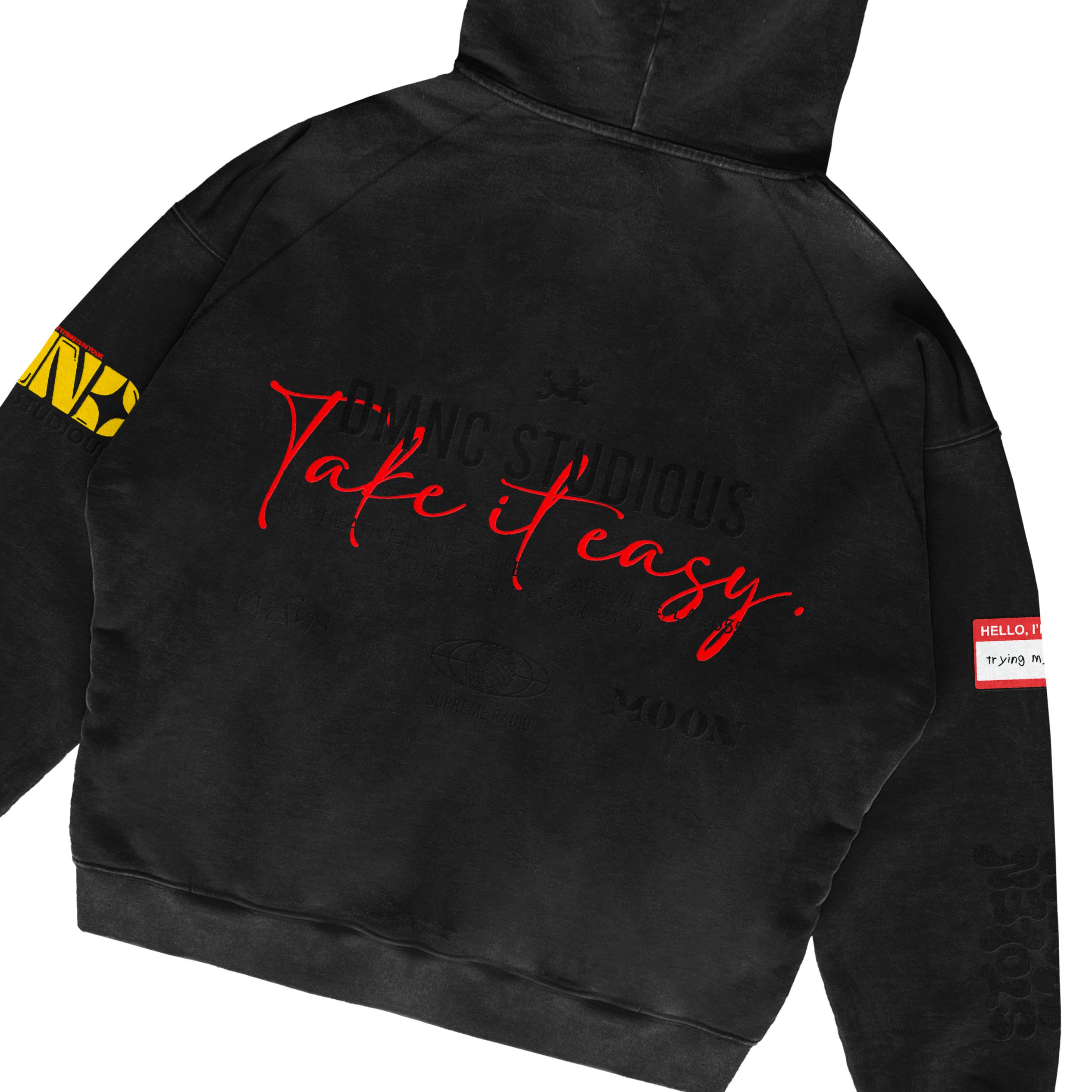 DMNC Heaven Made Hoodie Fireman Clasp Heavyweight Titan Cotton Oversize 355 GSM