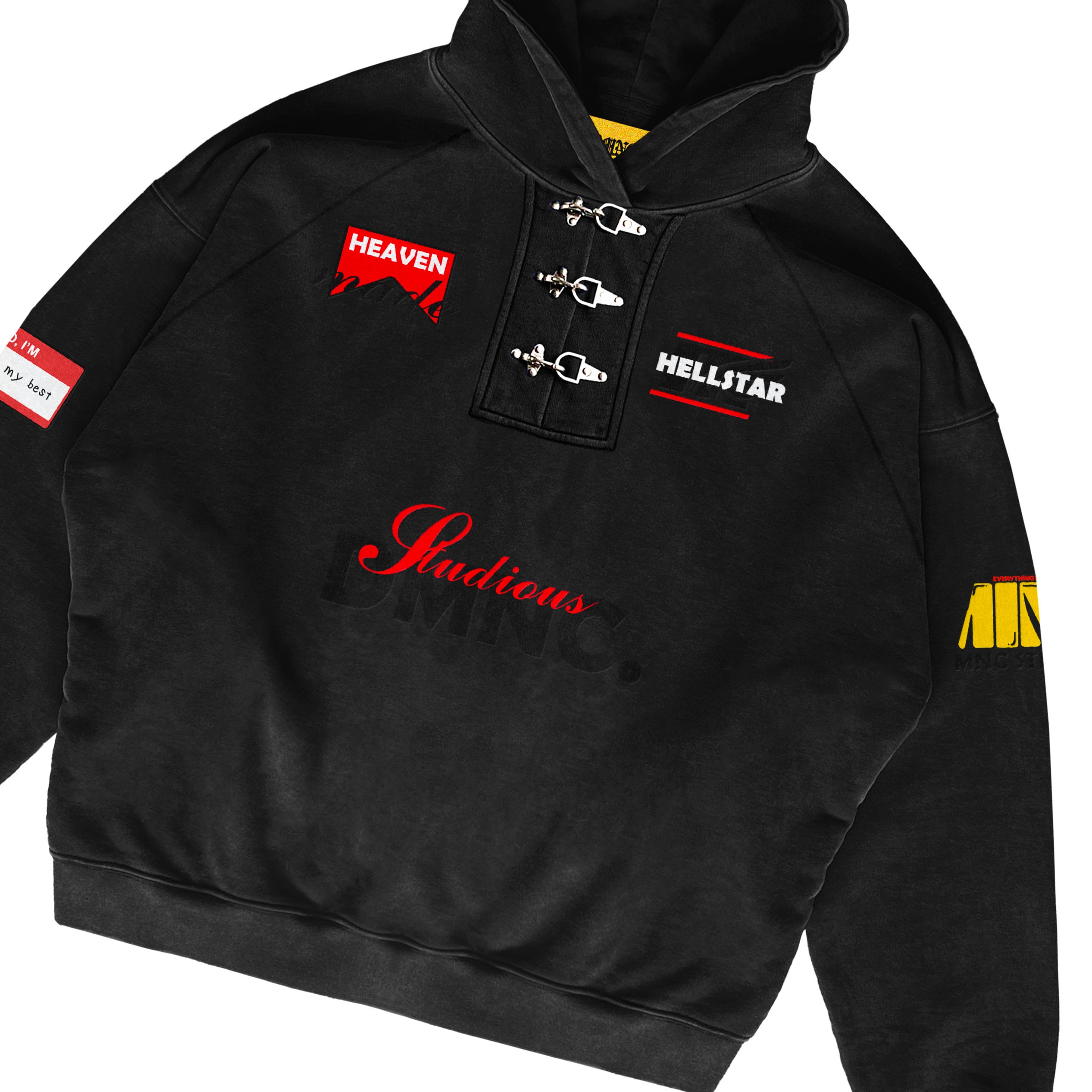 DMNC Heaven Made Hoodie Fireman Clasp Heavyweight Titan Cotton Oversize 355 GSM