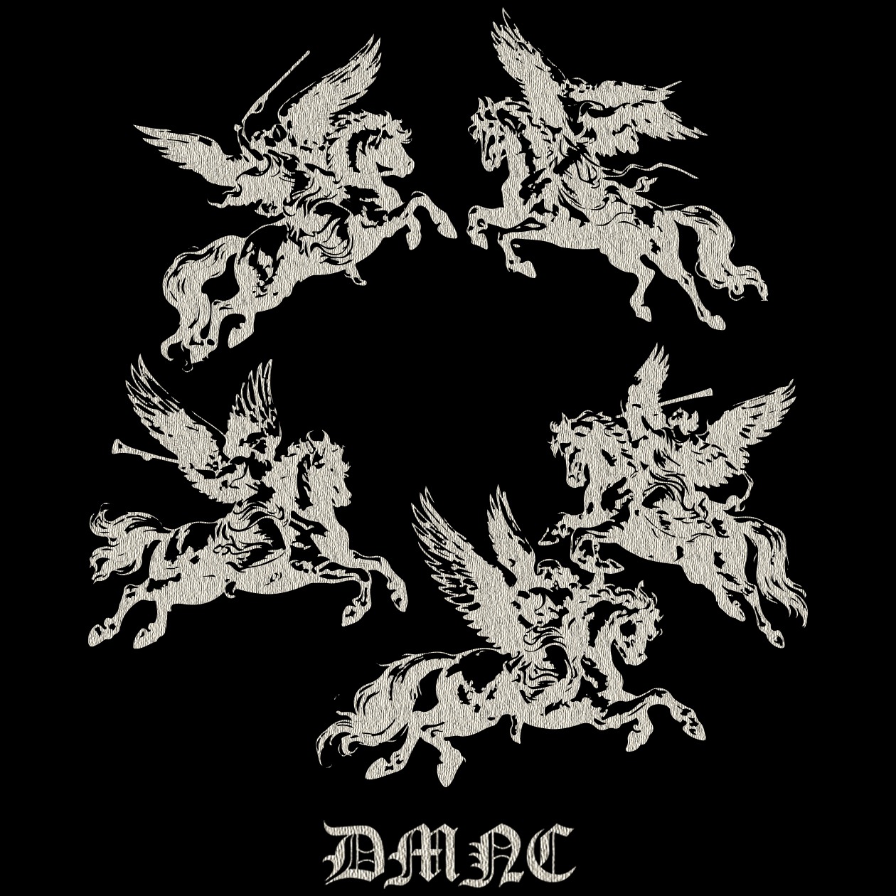 DMNC Pegasus Knit Tank Top Washed T-shirt Cropped fit