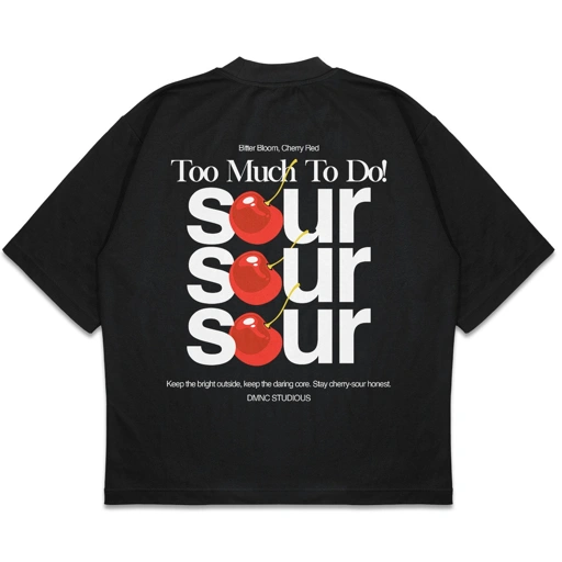 DMNC Heavyweight Oversize Boxy T-Shirt – Sour 16s 255 GSM