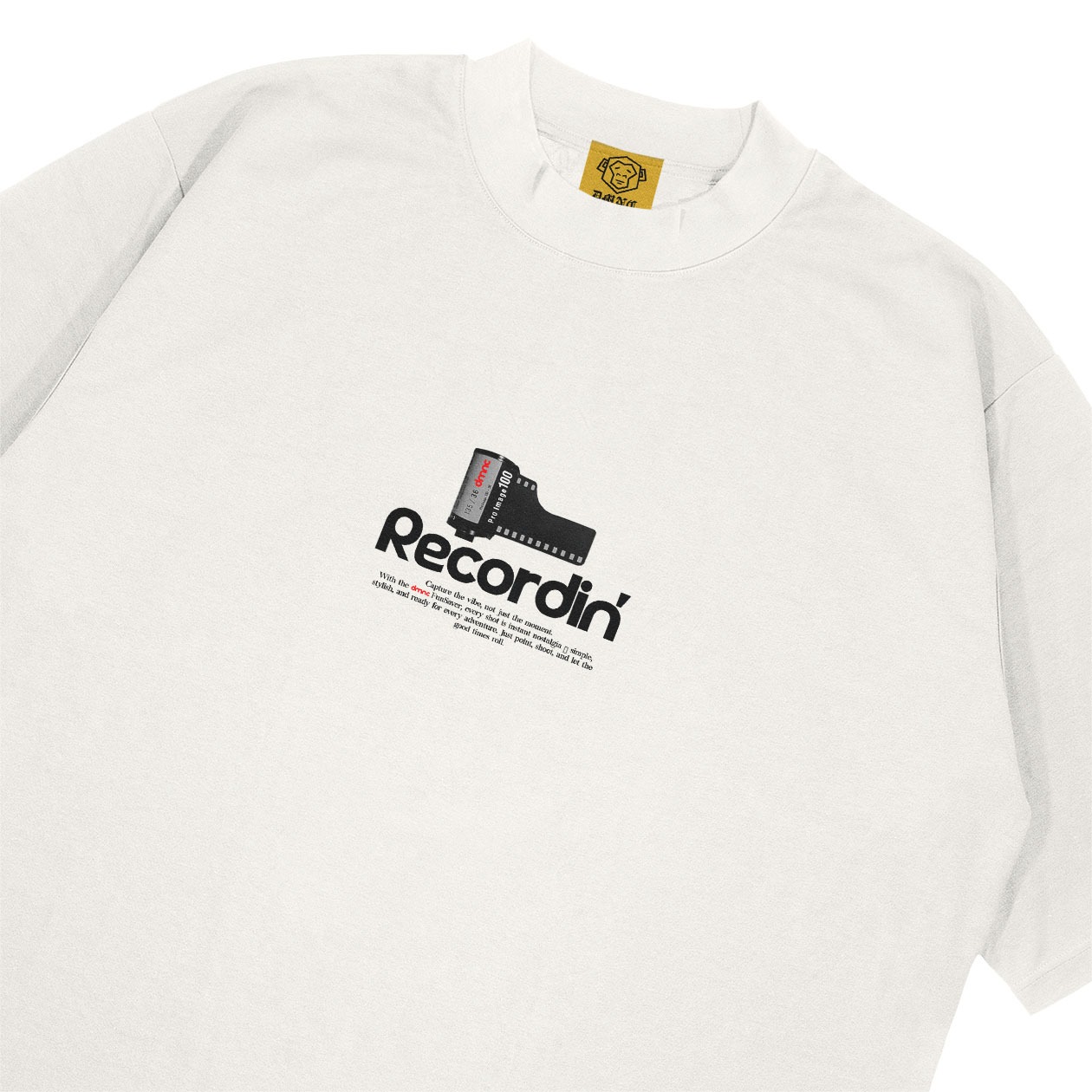 DMNC Heavyweight Oversize Boxy T-Shirt – Kodak 16s 255 GSM