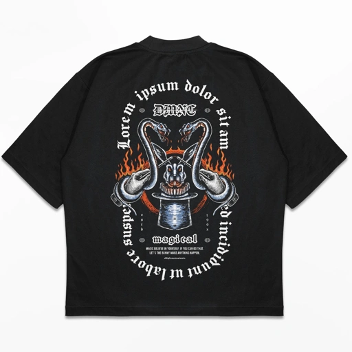 Image of DMNC Heavyweight Oversize Boxy T-Shirt – Magic 16s 255 GSM