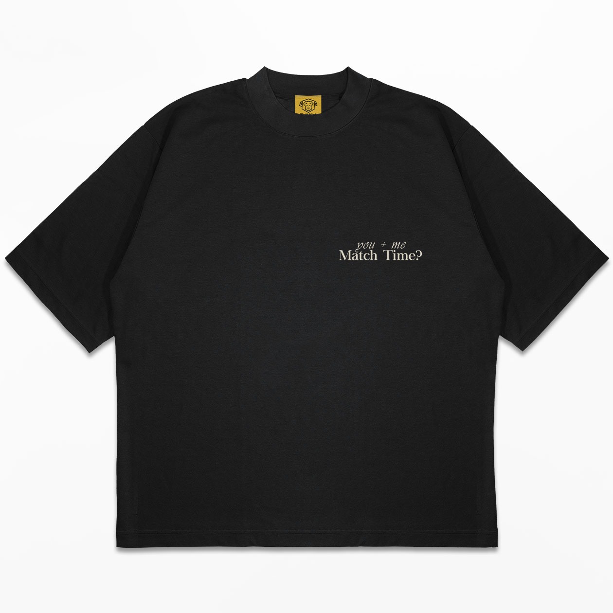 DMNC Heavyweight Oversize Boxy T-Shirt – Match Time 16s 255 GSM