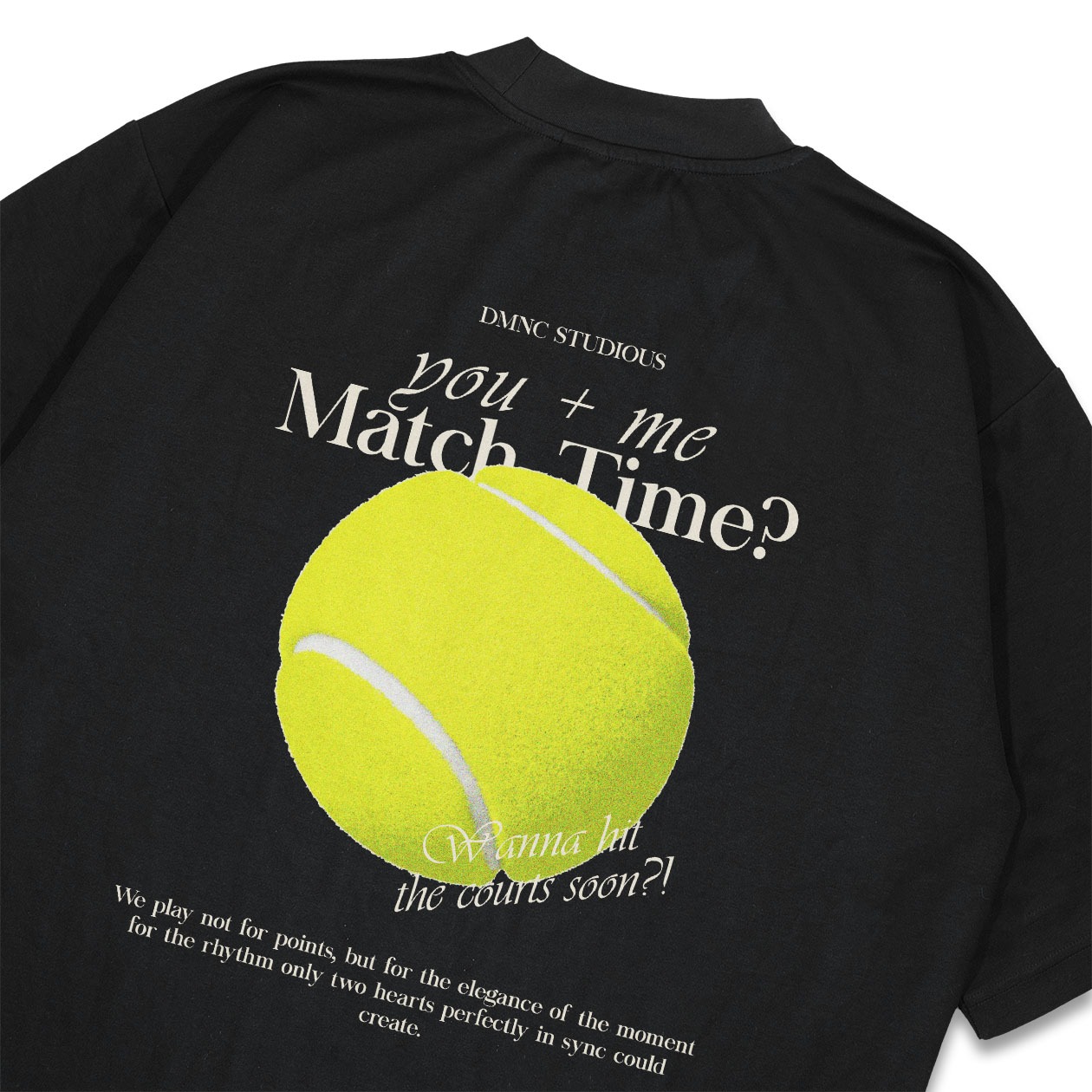 DMNC Heavyweight Oversize Boxy T-Shirt – Match Time 16s 255 GSM