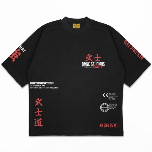 Image of DMNC Heavyweight Oversize Boxy T-Shirt – None Master 16s 255 GSM