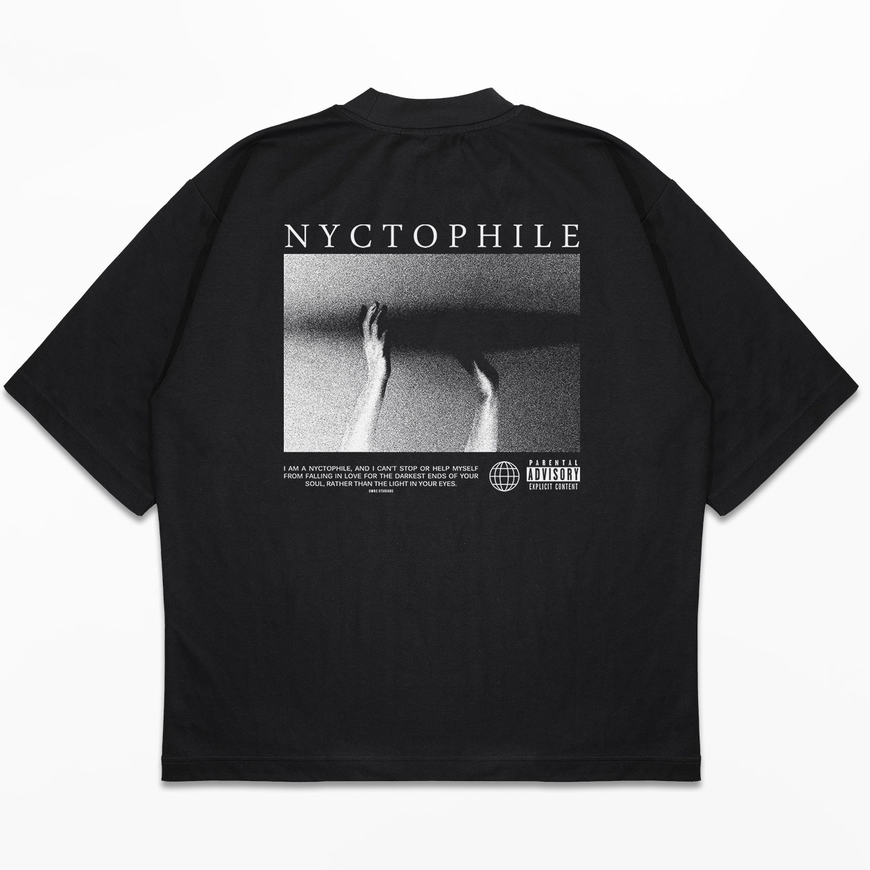 DMNC Nyctophile T-Shirt Black 16s 255 GSM