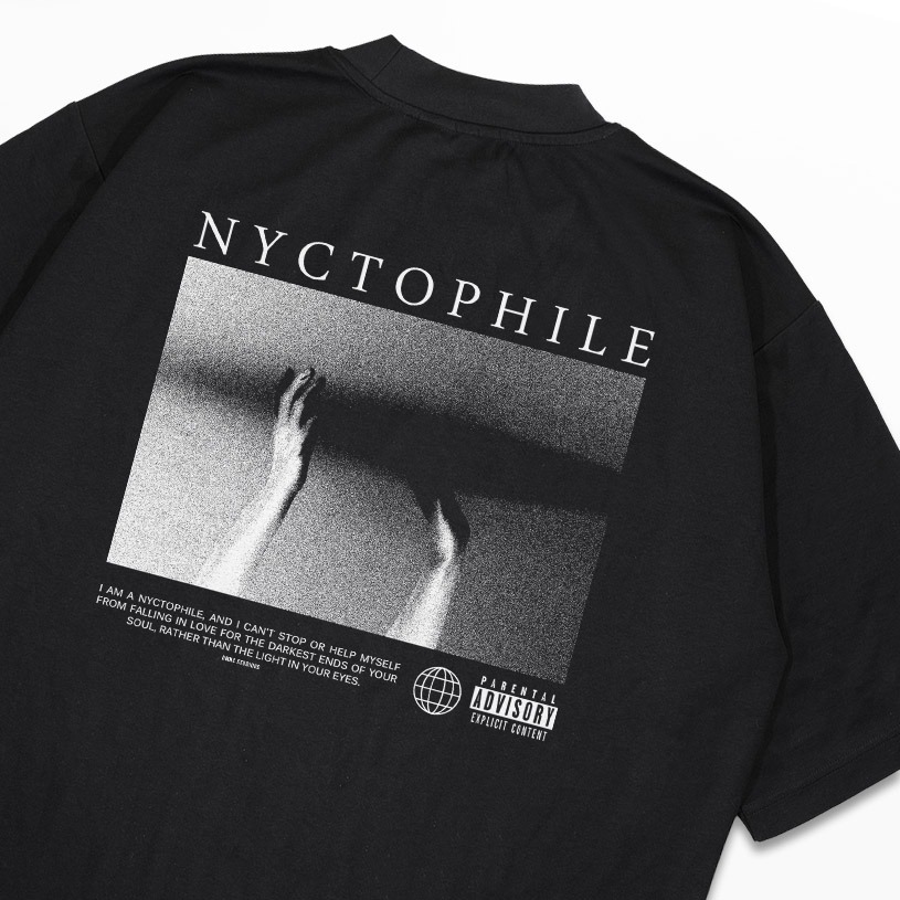 DMNC Nyctophile T-Shirt Black 16s 255 GSM
