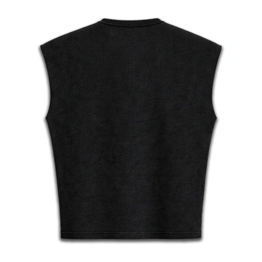 Image of DMNC Pegasus Knit Tank Top Washed T-shirt Cropped fit