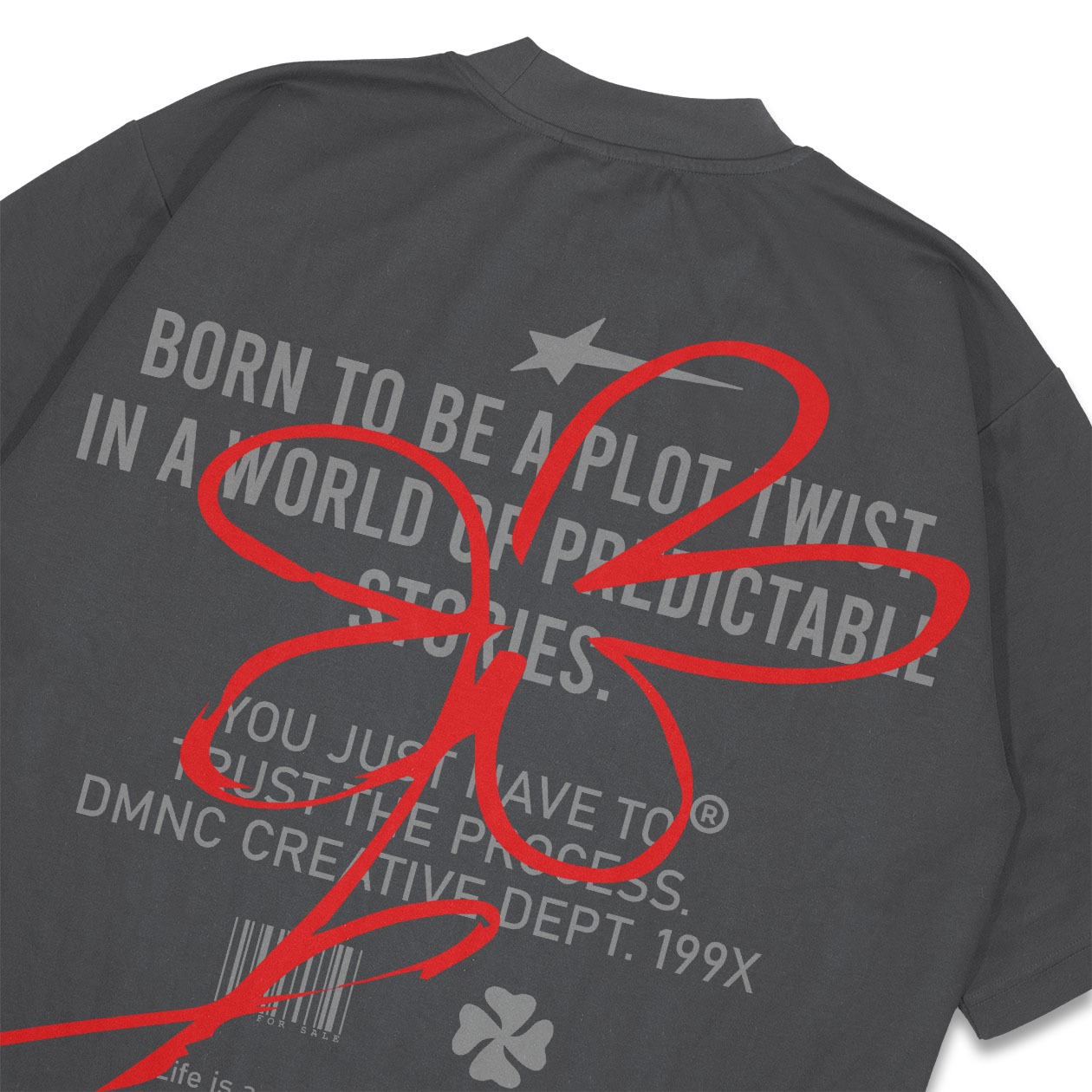 DMNC Heavyweight Oversize Boxy T-Shirt – Plot Twist 16s 255 GSM