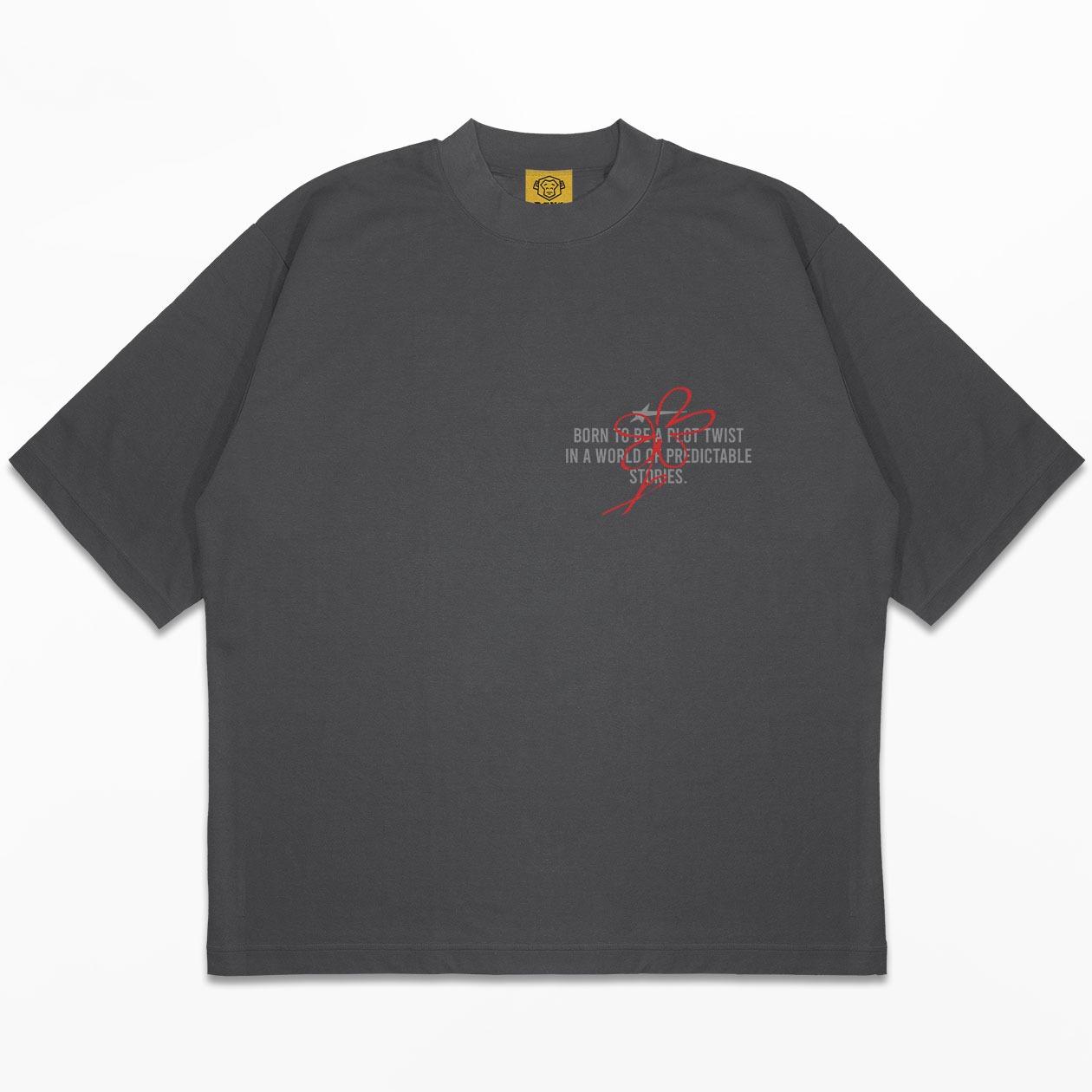 DMNC Heavyweight Oversize Boxy T-Shirt – Plot Twist 16s 255 GSM