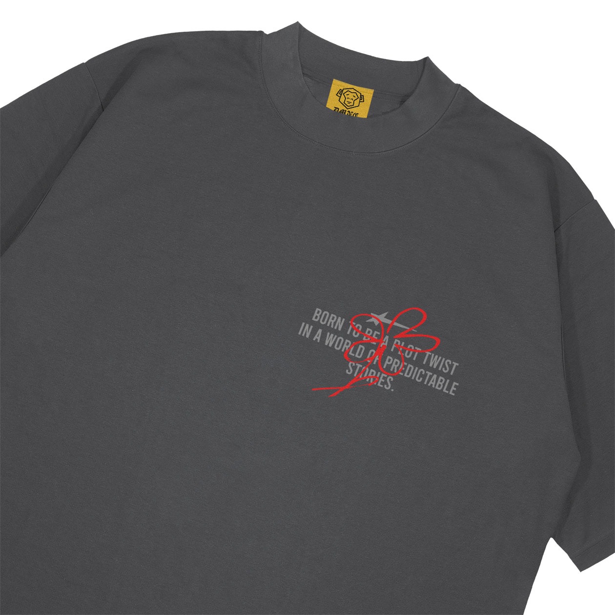 DMNC Heavyweight Oversize Boxy T-Shirt – Plot Twist 16s 255 GSM