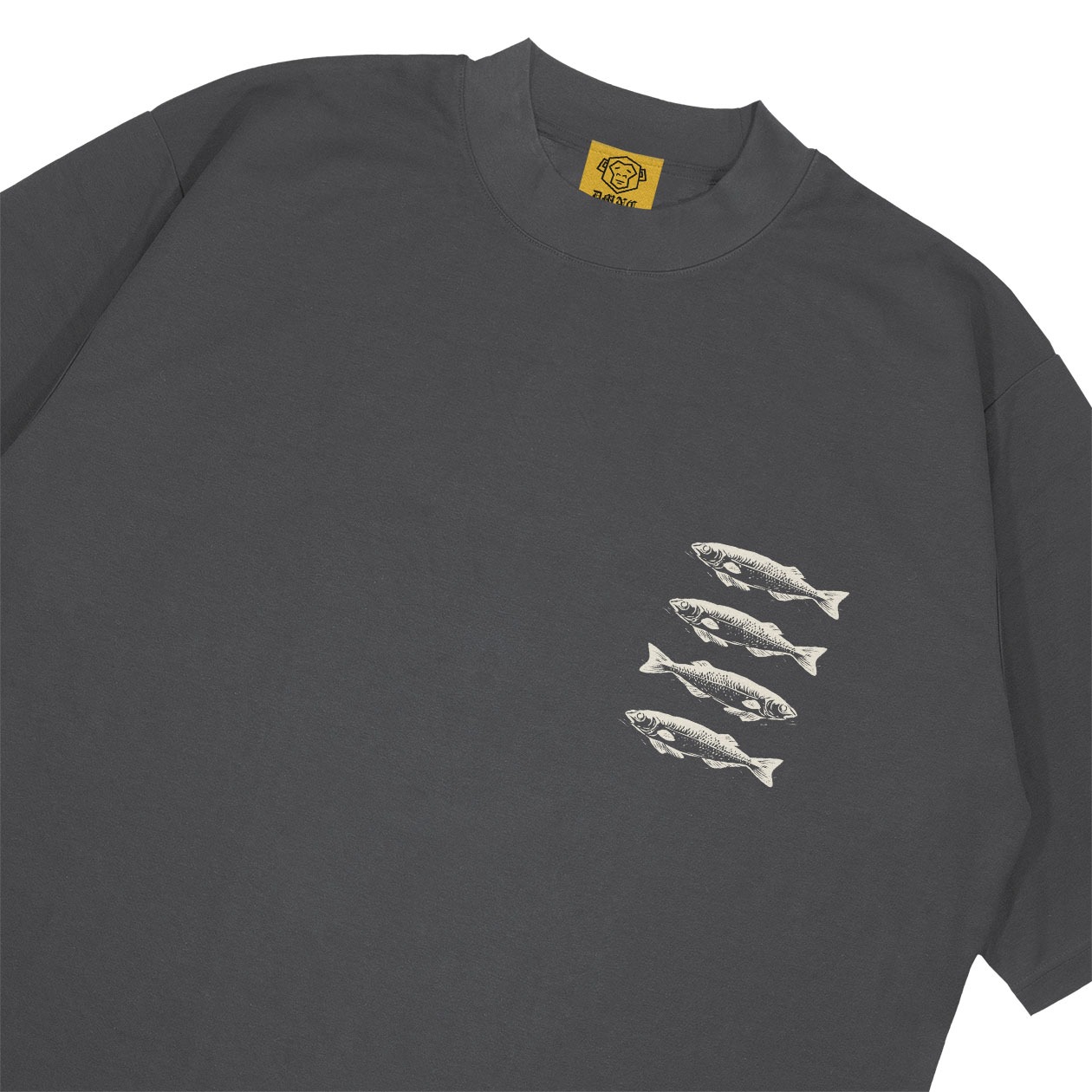 DMNC Heavyweight Oversize Boxy T-Shirt – Sardines 16s 255 GSM