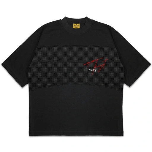 DMNC Polo Panel Oversize T-Shirt – Self Reminder 16s 255 GSM