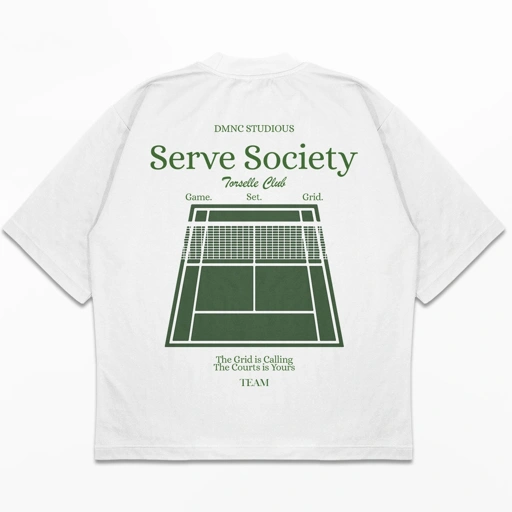 DMNC Heavyweight Oversize Boxy T-Shirt – Serve Society 16s 255 GSM