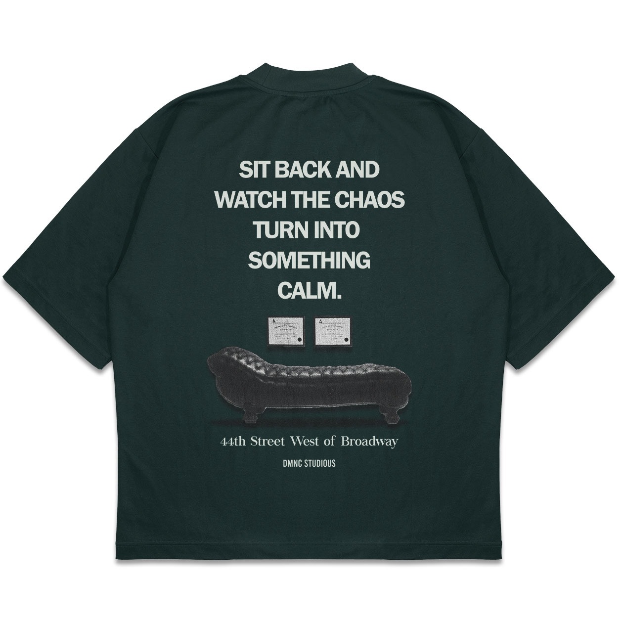 DMNC Heavyweight Oversize Boxy T-Shirt – Something Calm 16s 255 GSM