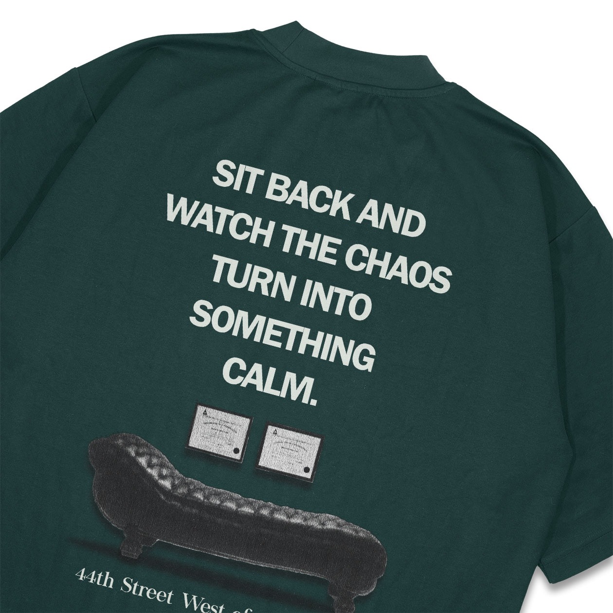 DMNC Heavyweight Oversize Boxy T-Shirt – Something Calm 16s 255 GSM