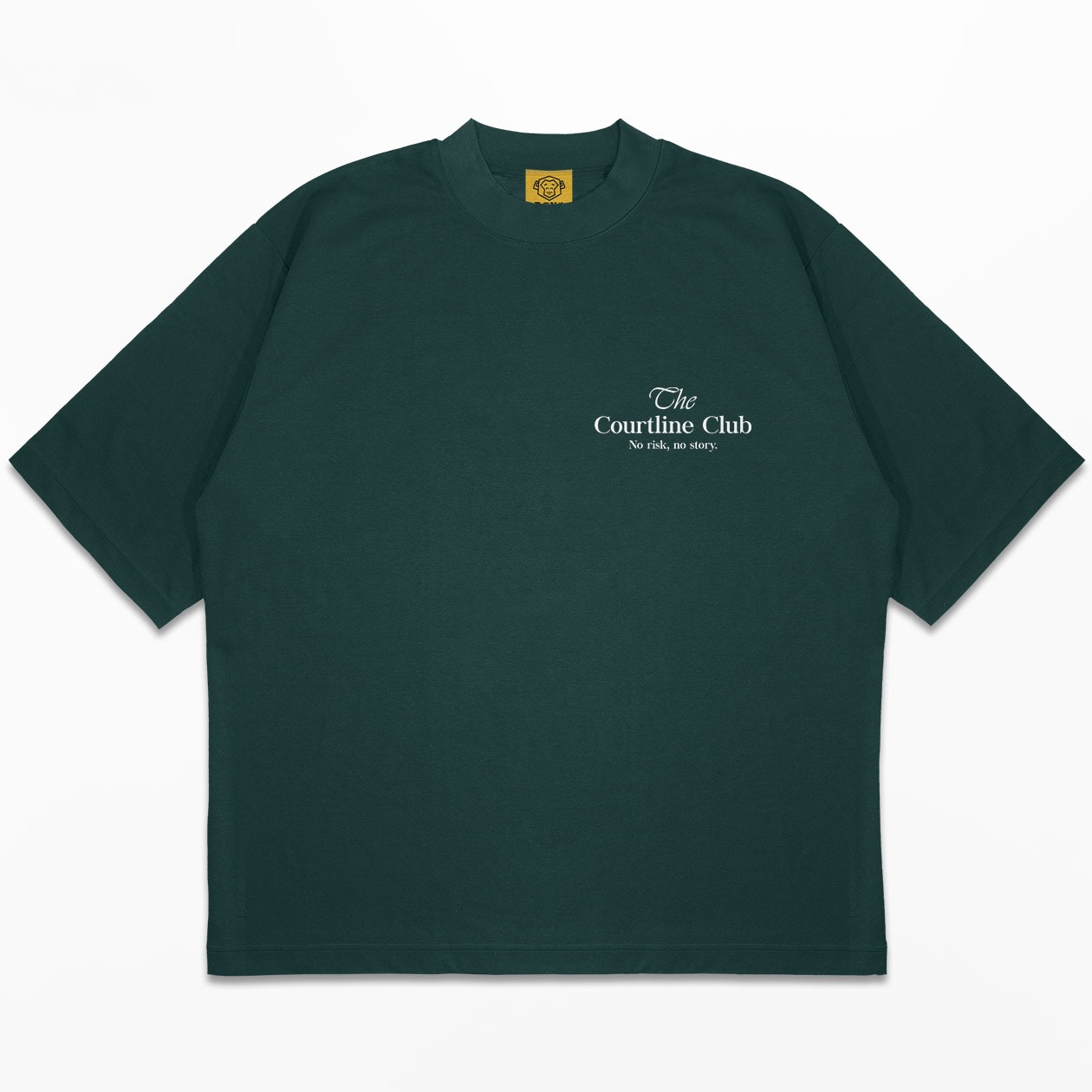 DMNC Heavyweight Oversize Boxy T-Shirt – The Courtline Club 16s 255 GSM