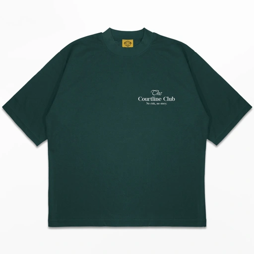 Image of DMNC Heavyweight Oversize Boxy T-Shirt – The Courtline Club 16s 255 GSM