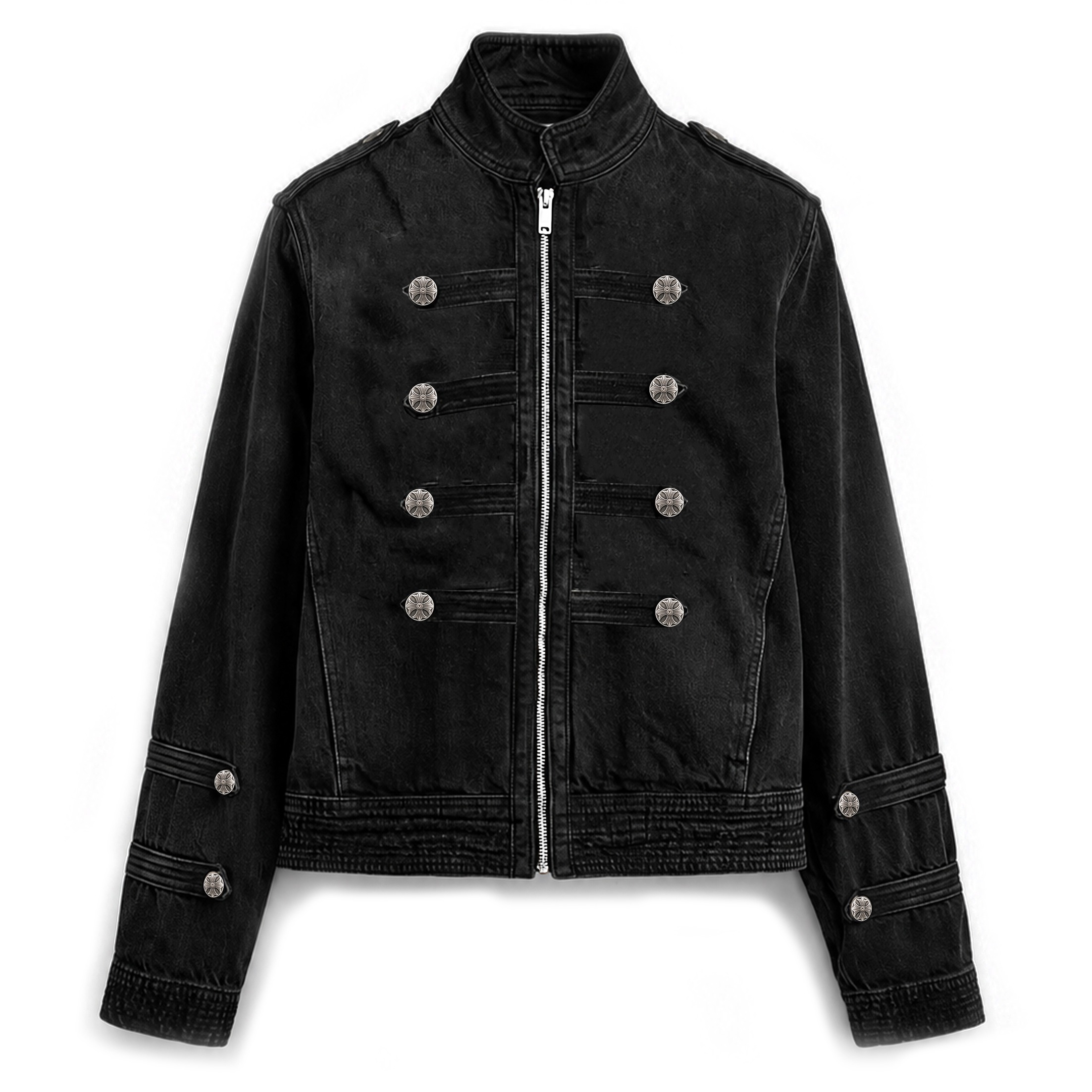 DMNC Versailles Napoleonic Military Denim Jacket Unisex