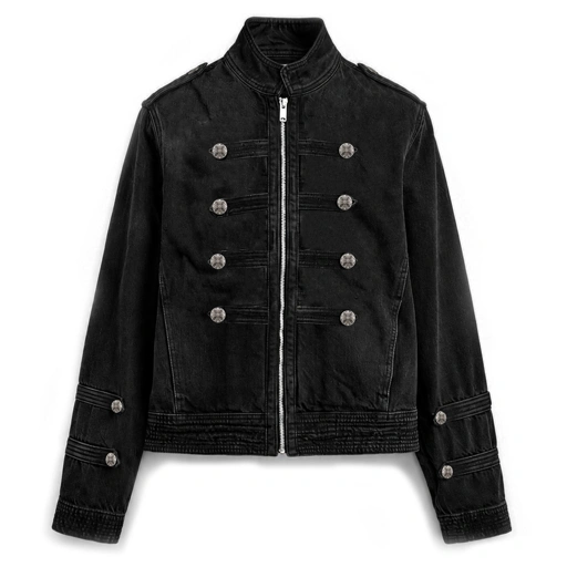 DMNC Versailles Napoleonic Military Denim Jacket Unisex