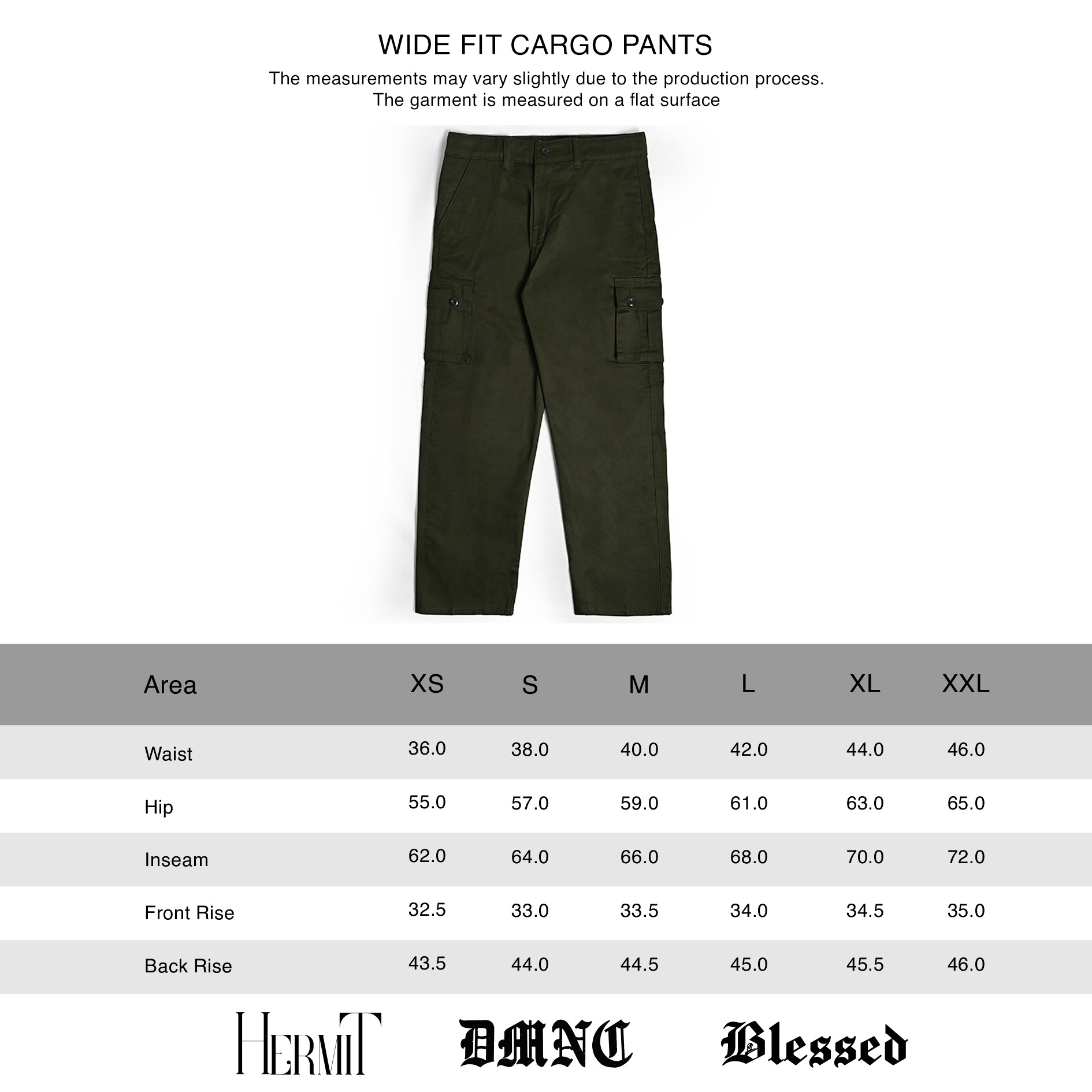 DMNC Celana Cargo Pria American Twill Premium - Tailored Fit - Nomad