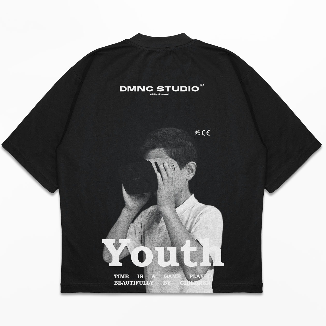 DMNC Heavyweight Oversize Boxy T-Shirt – Youth 16s 255 GSM