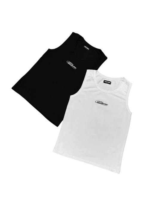 Image of ESSENTIALS TANK BLACK & WHITE